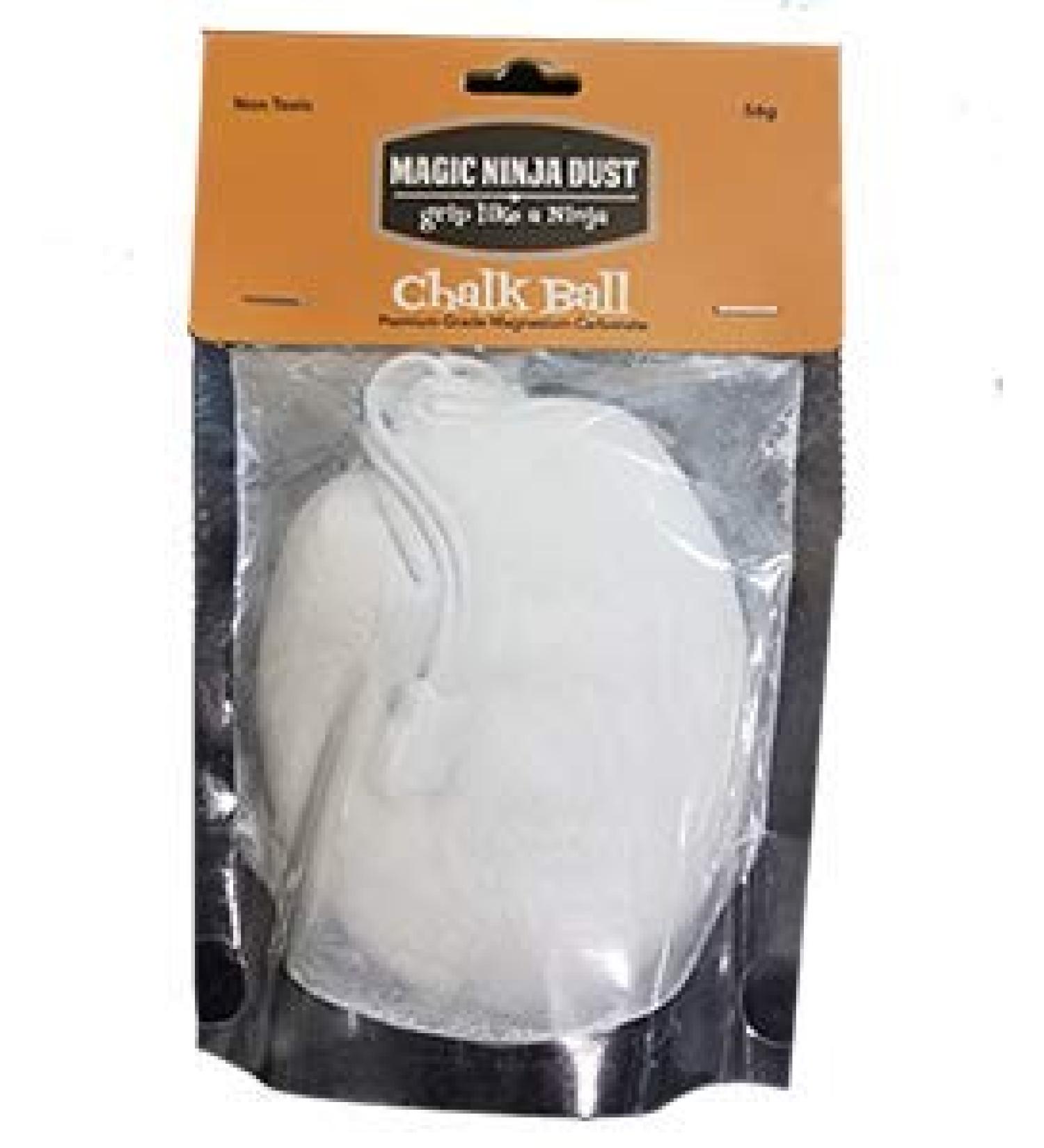 Magic Ninja Dust Premium Chalk Ball for Enhanced Grip in Gymnastics, Weightlifting, Rock Climbing, Yoga, Parkour, Ninja Warrior, Pole Fitness & Bodybuilding - Buy Online on GoSupps.com