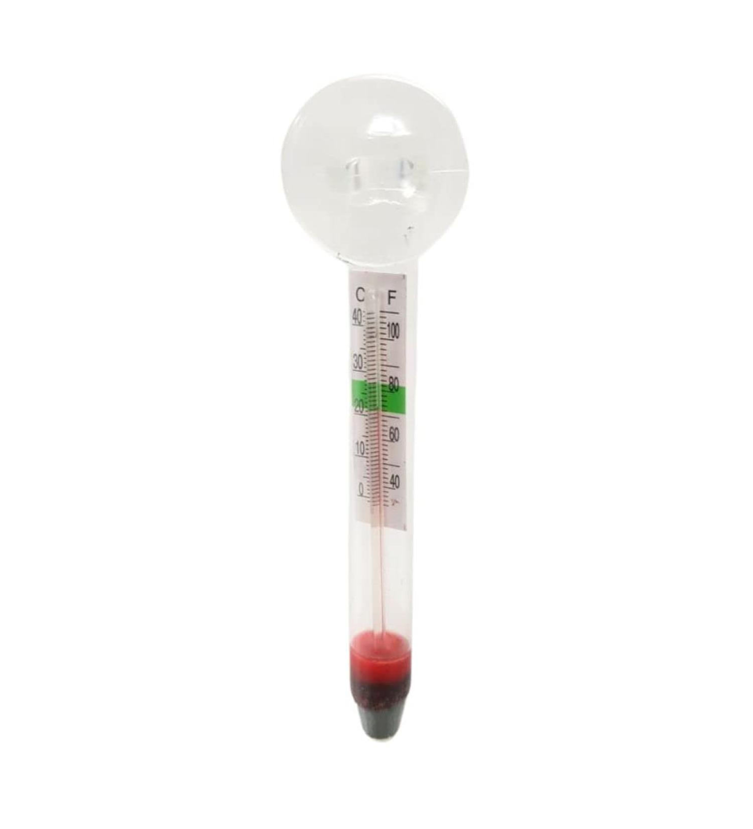 AquaOne WDJ-02 Thermometer with Suction Cup for Freshwater & Saltwater Aquariums - Accurate Temperature Control - Buy Online on GoSupps.com