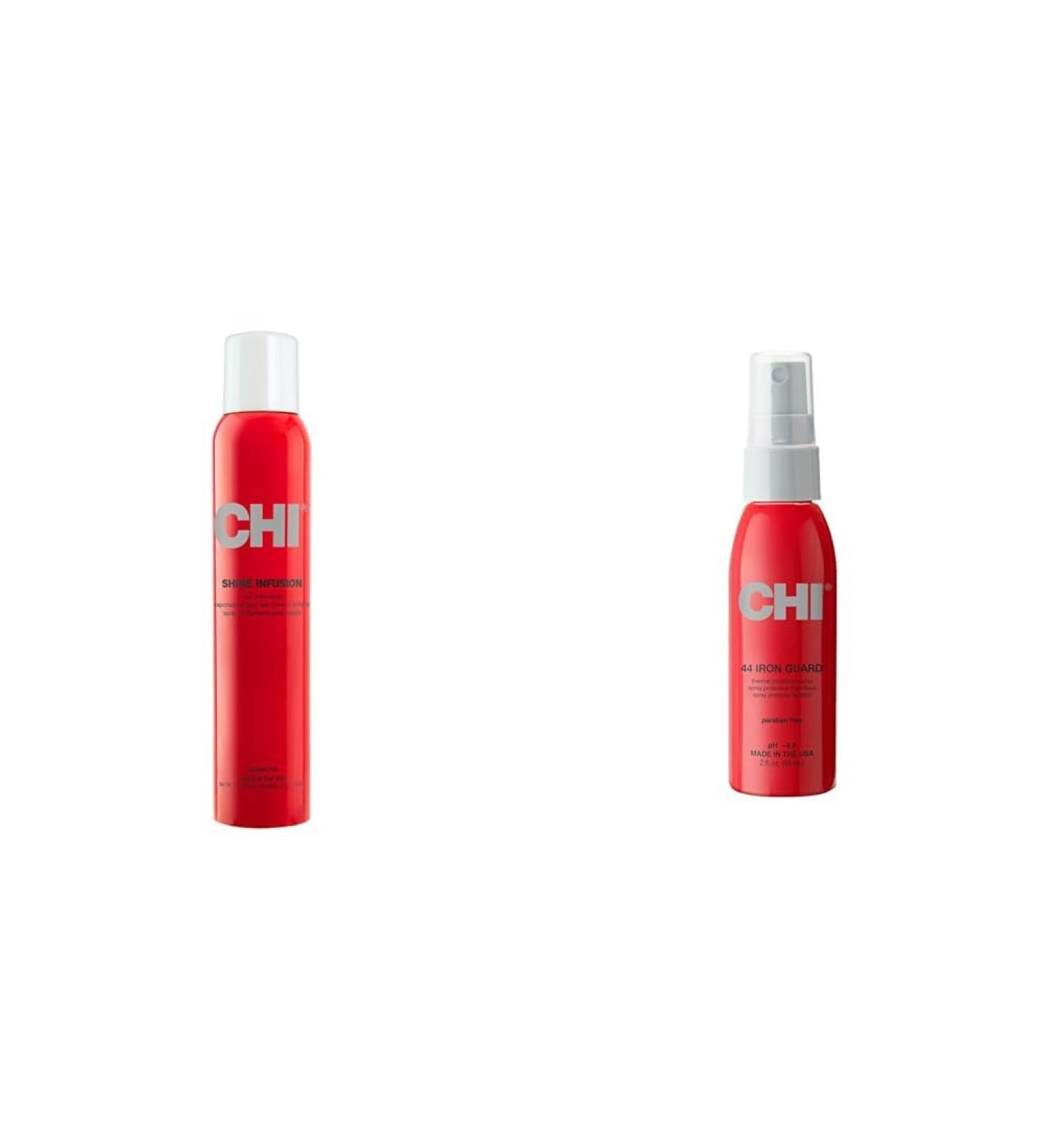 CHI Shine Infusion 5.3 Oz Hair Shine Spray 44 Iron Guard Thermal Protection Spray Bundle - Buy Online on GoSupps.com