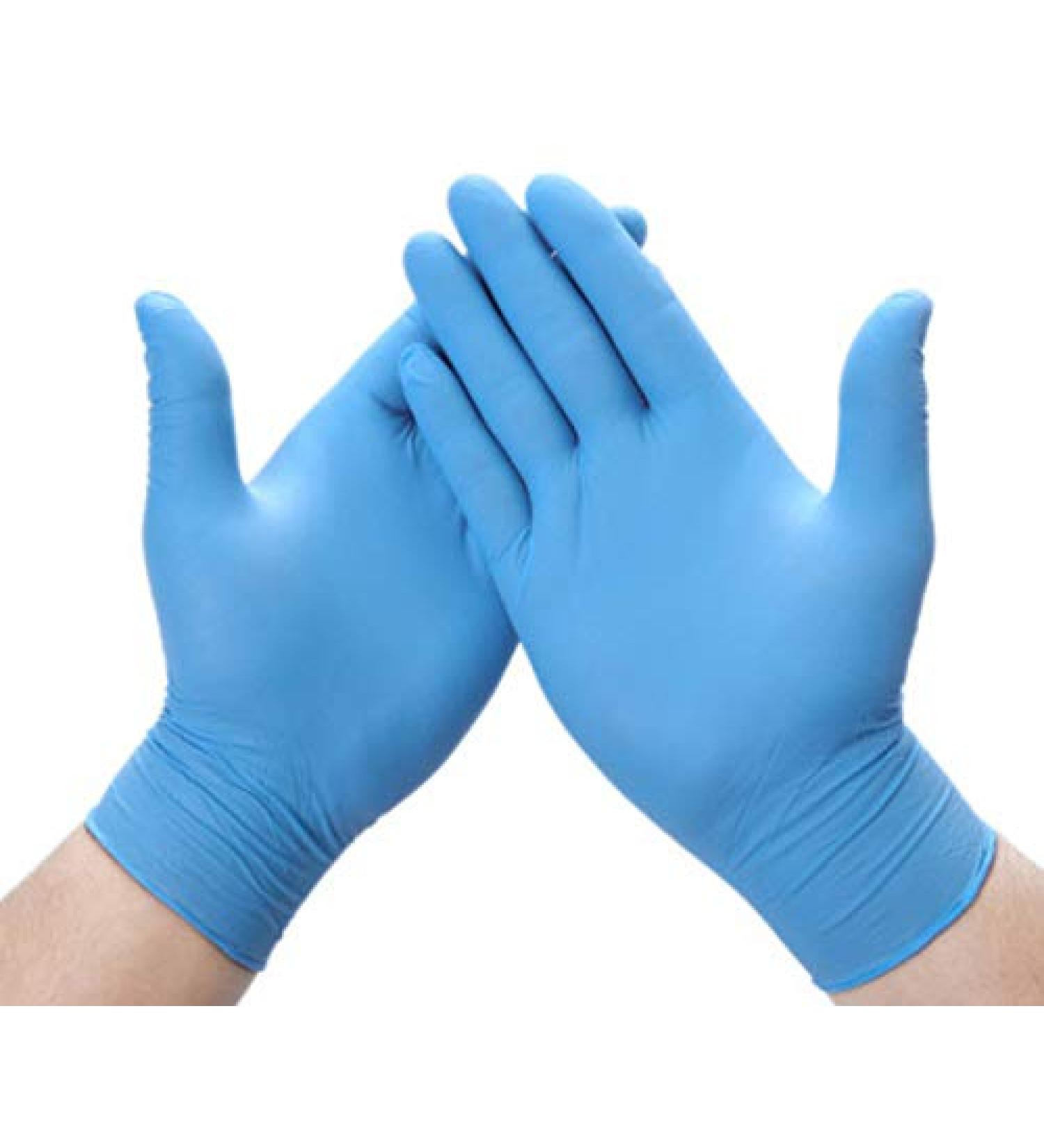 Nitrile Gloves 200PCS Medium Powder Free Latex Free Medium Size Disposable Gloves (Medium 200PCS)