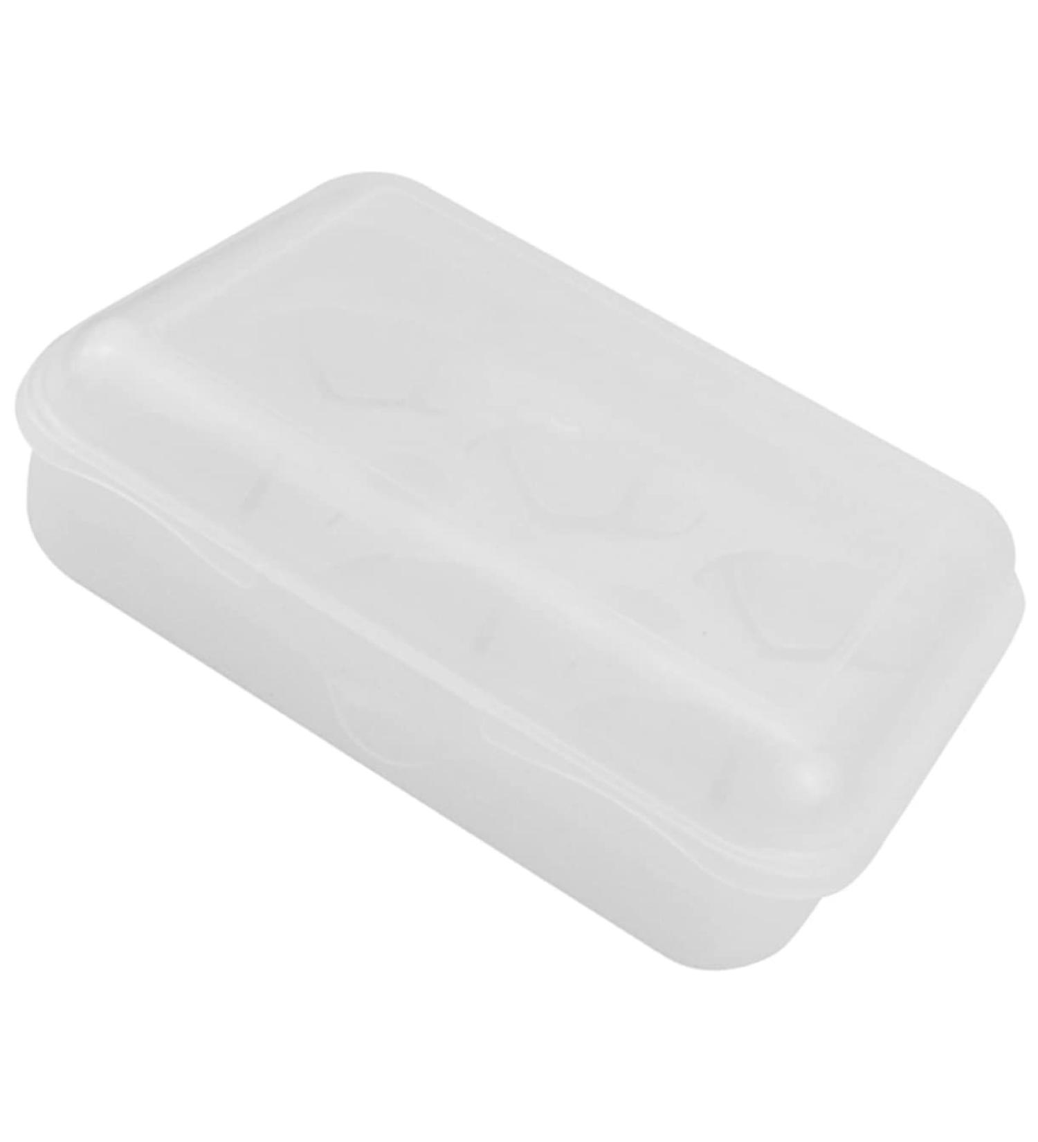 GLEAVI Box Pressure-proof Egg Carton Refrigerator Fridge Plastic Serving Tray Transparent Egg Tray Egg Rack White 24X14CM - Buy Online on GoSupps.com