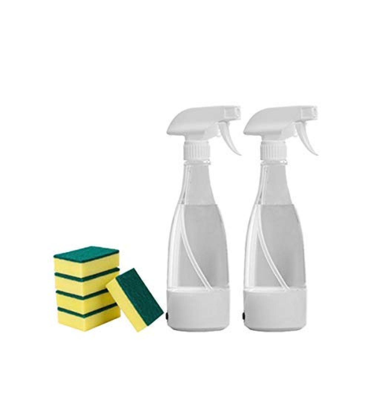 Backbayia 2 Pieces 350ml Sodium Hypochlorite Generator Spray Bottle for Home Office Kitchen Bathroom - Buy Online on GoSupps.com