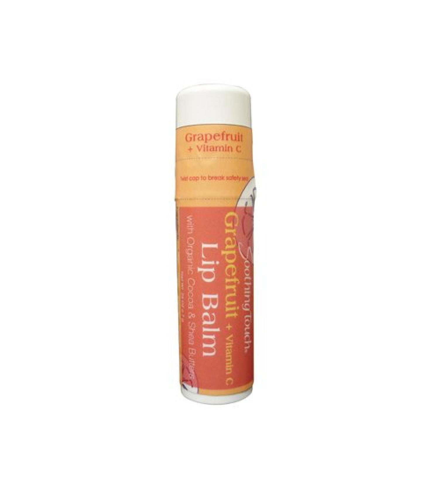 Soothing Touch - Soothing Touch Lip Balm - Organic Grapefruit - Case of 12 - .25 oz