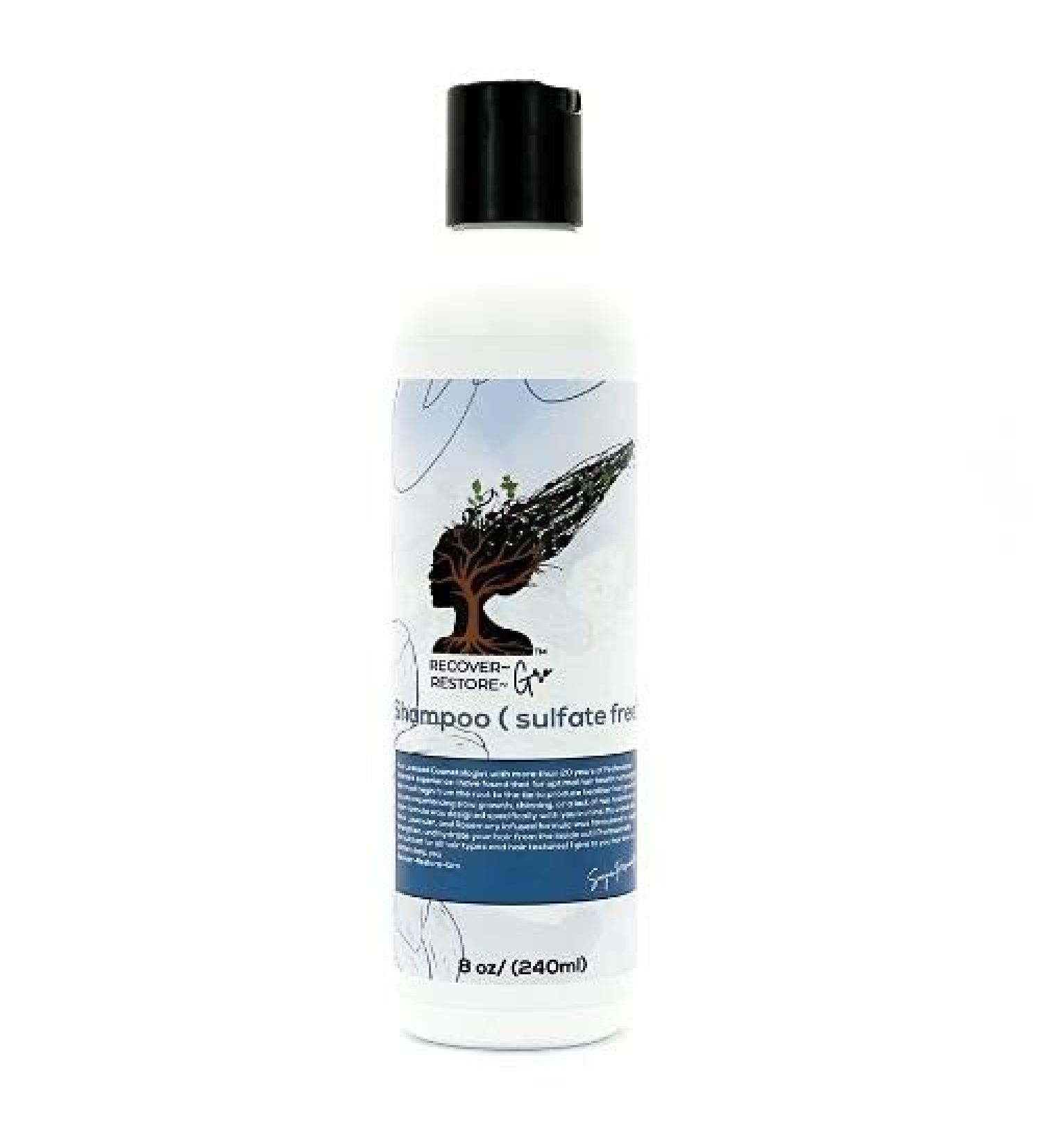 Recover Restore Gro Hydrating Shampoo - Sulfate Free Vegan Aloe Vera | Hair Growth for All Hair Types | 8oz - Buy Online on GoSupps.com