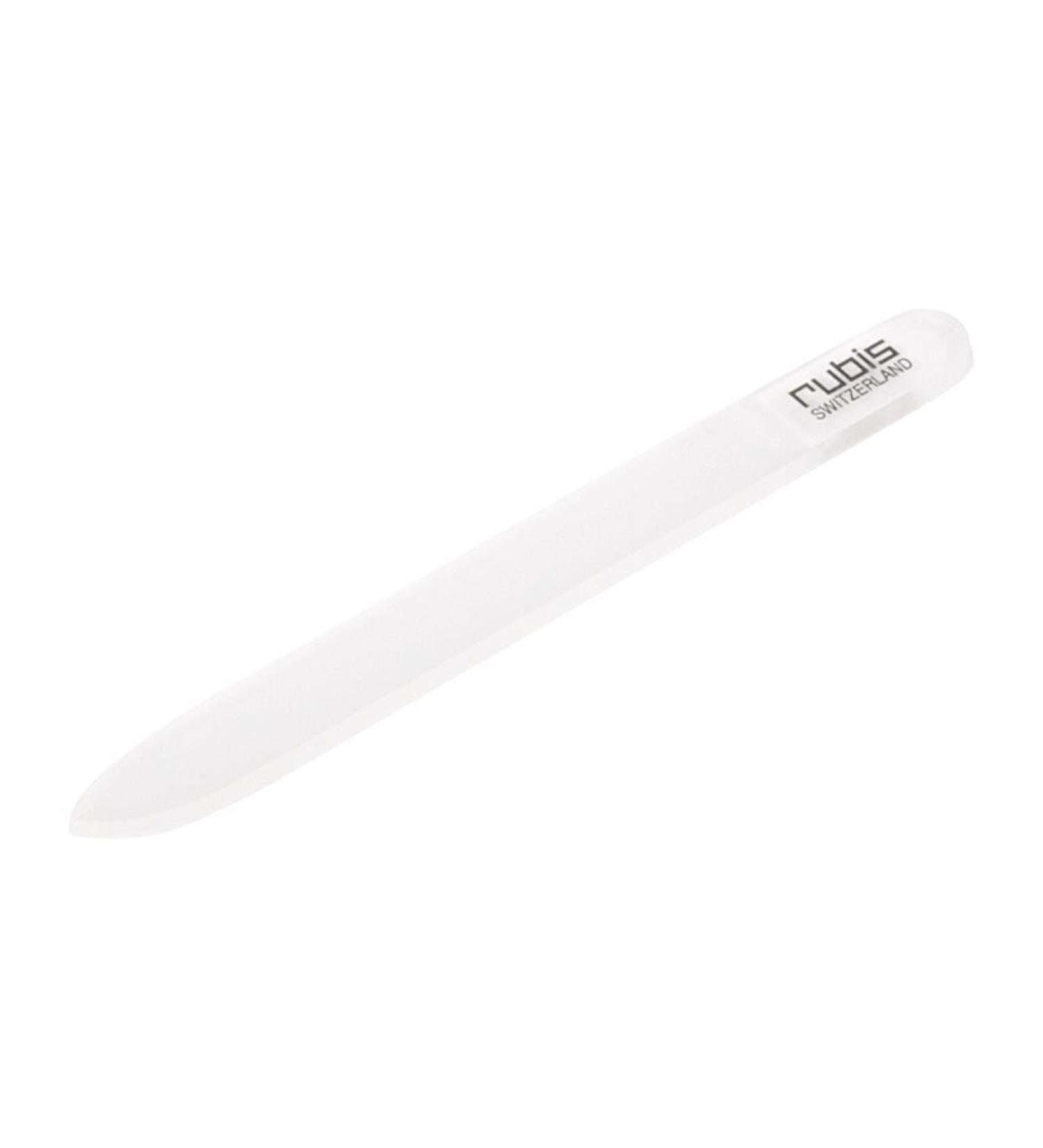 Rubis Glass Nail File - Glass File for Nails - Small Glass Nail File for Manicure and Pedicure
