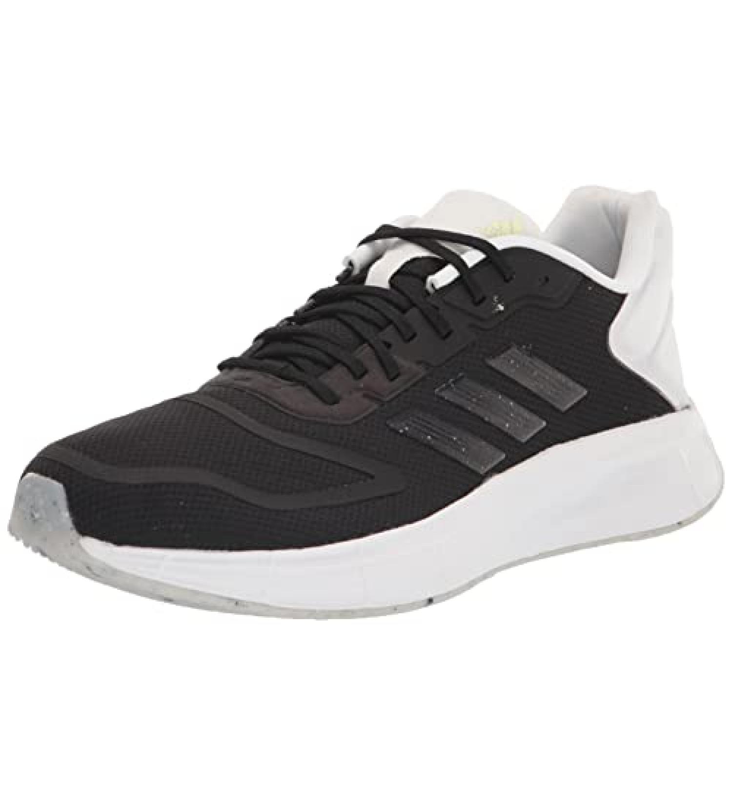 adidas Women's Duramo 10 Running Shoe 7.5 - Black/Black/Almost Lime - Buy Online on GoSupps.com