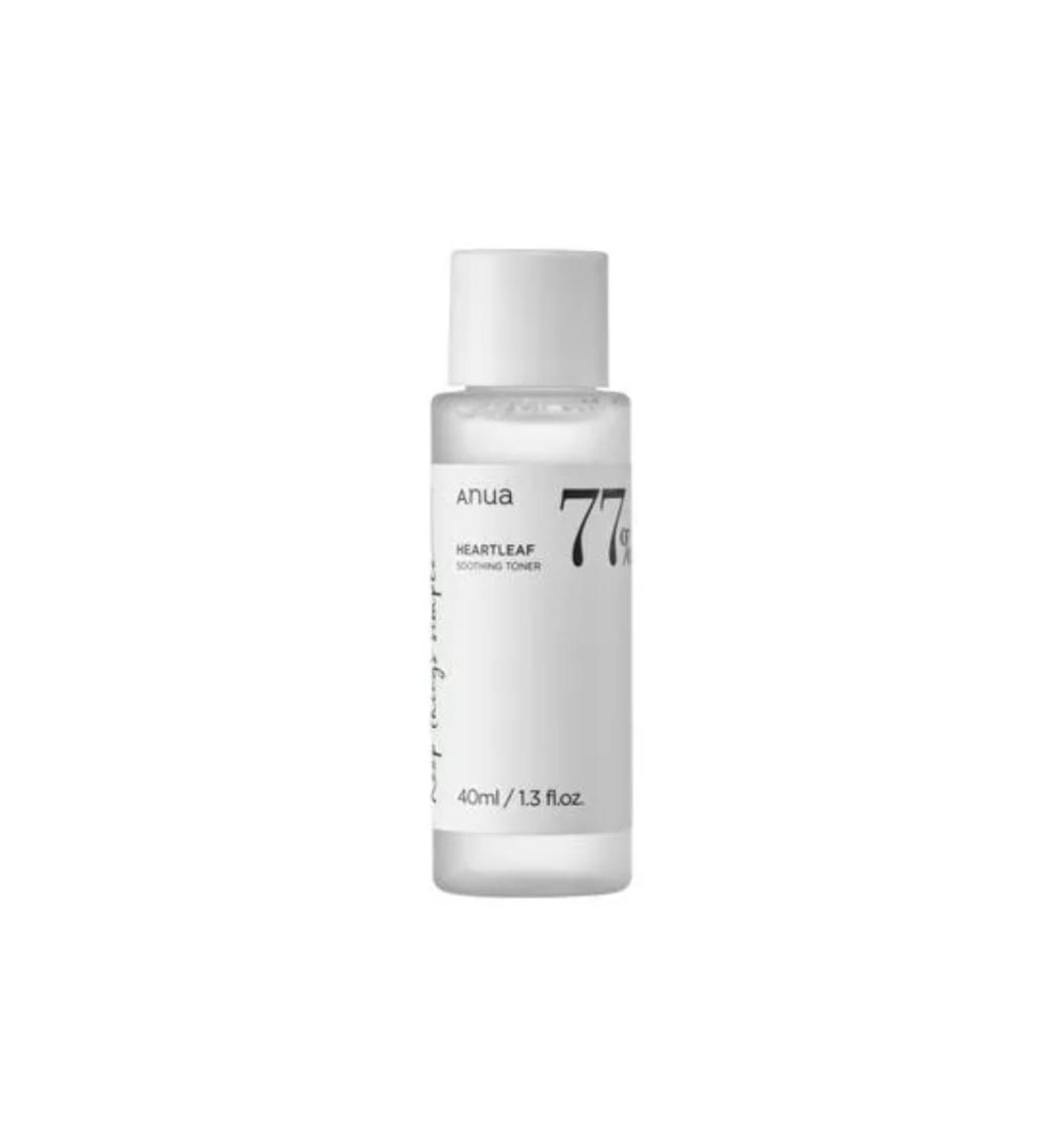  ANUA Heartleaf 77% Soothing Toner Mini Size I pH 5.5 Skin Trouble Care Calming Skin Refreshing | Travel Friendly | Trial size | Mini Size - Buy Online on GoSupps.com