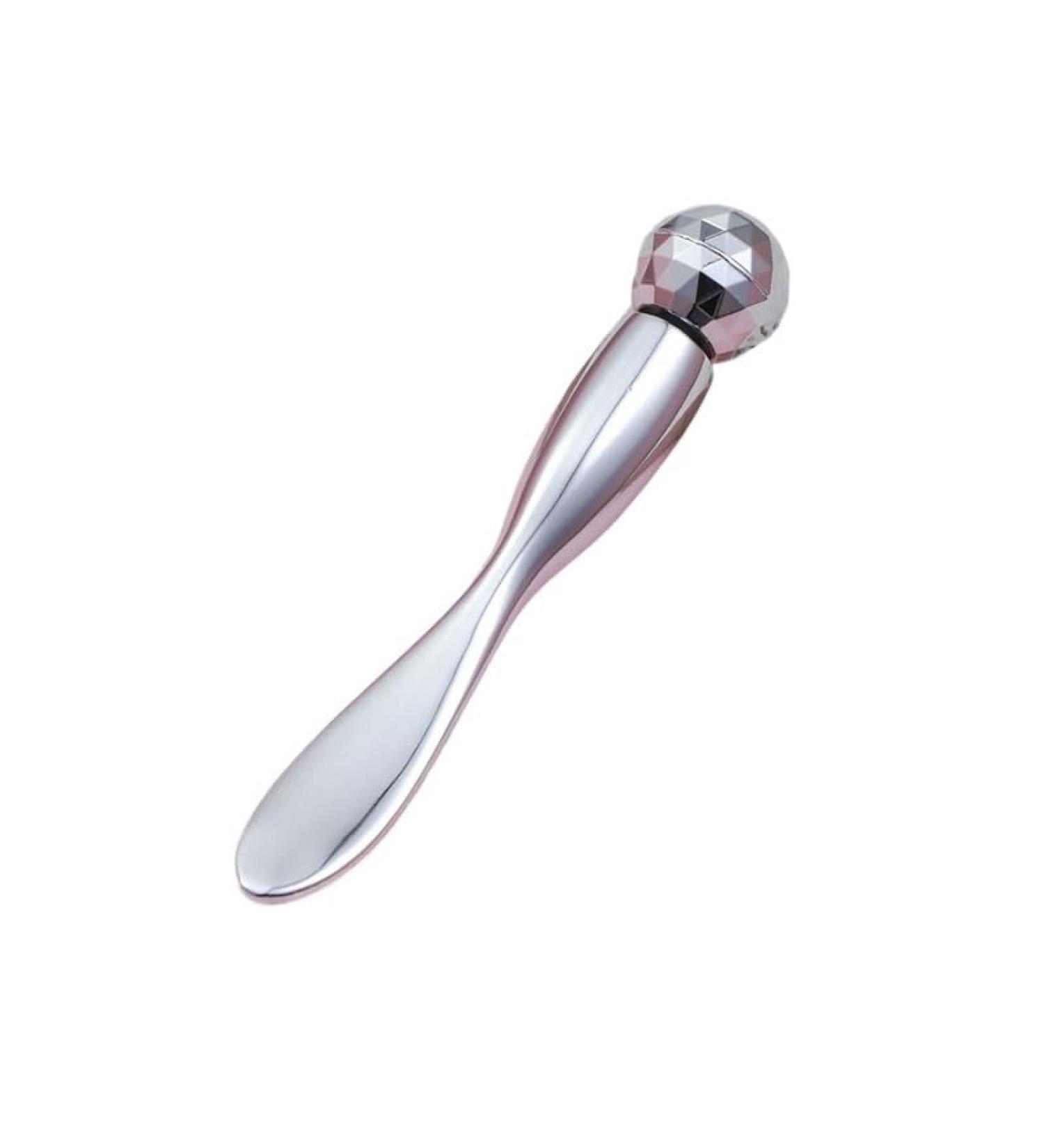 Diamond Eye Cream Massager & Applicator | Double-Headed Silver Tool for Optimal Eye Care - Buy Online on GoSupps.com