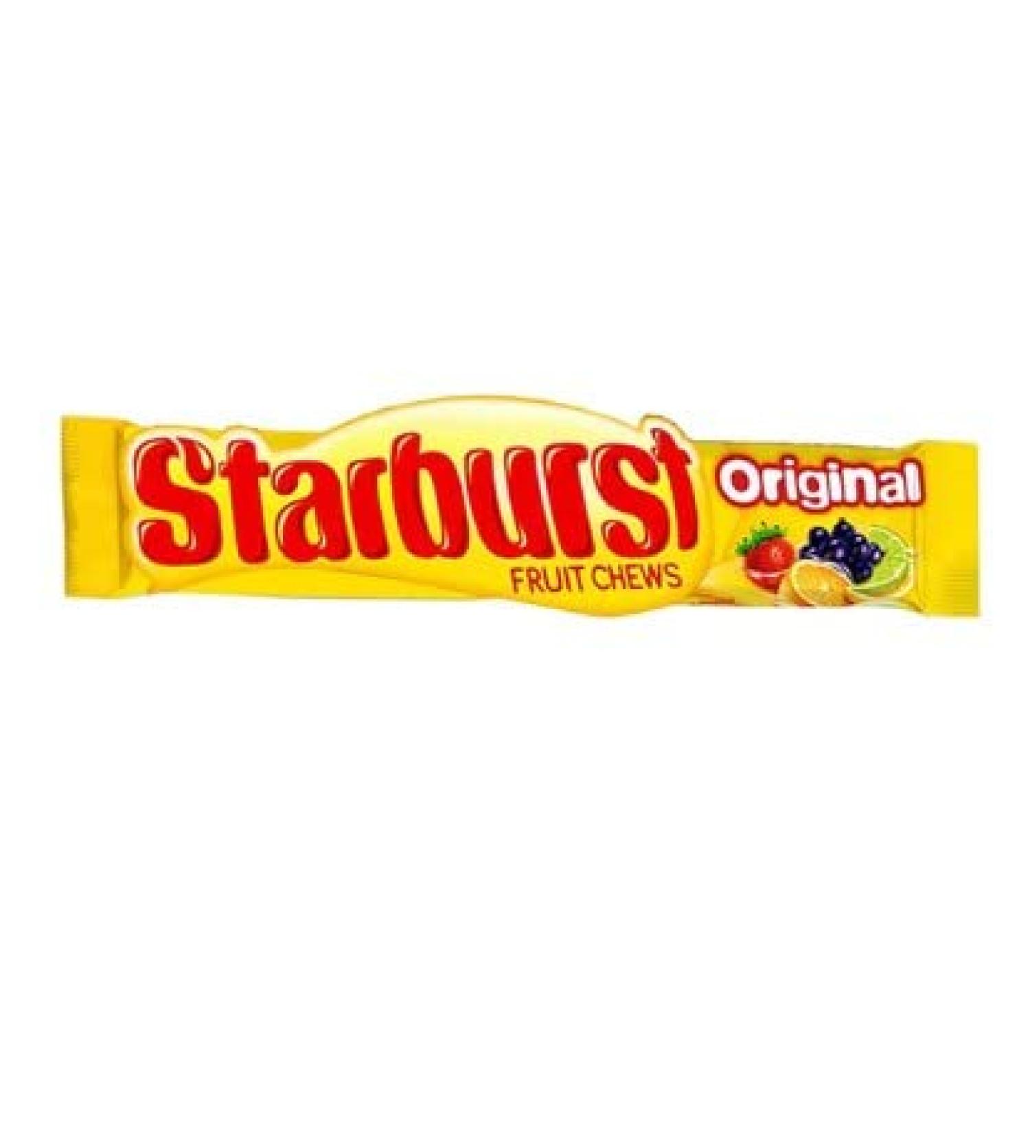 Starburst Fruit Chews - Original (4x45g) - Pack of 6 Delicious Tasty And Twisty Treat Gift Hamper For Birthday Christmas Sold By Kidzbuzz - Buy Online on GoSupps.com
