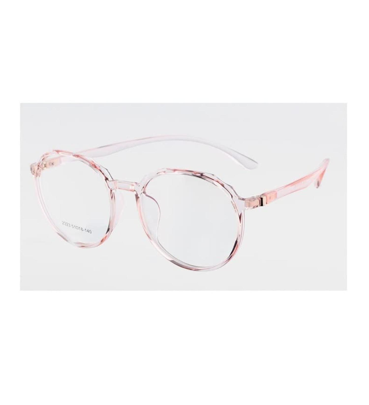 PARWANA Sturdy Round Reading Glasses +150 - Anti-Glare Computer Eyewear for Men & Women | Stylish Transparent Powder Finish - Buy Online on GoSupps.com