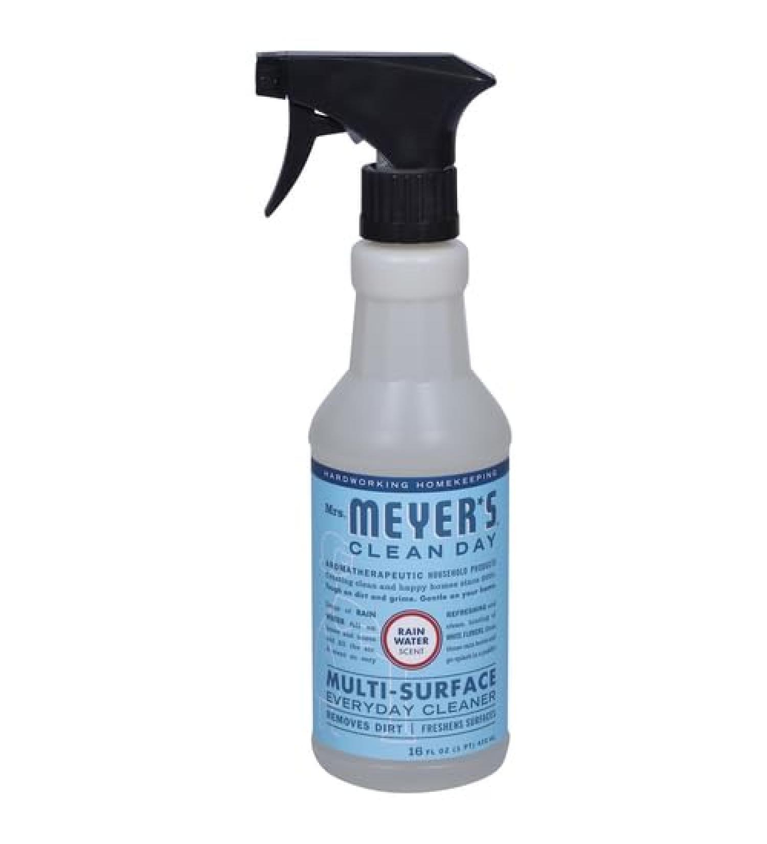 MRS. MEYER'S CLEAN DAY Multi-Surface Everyday Cleaner Rain Water Scent 16 Ounce Bottle