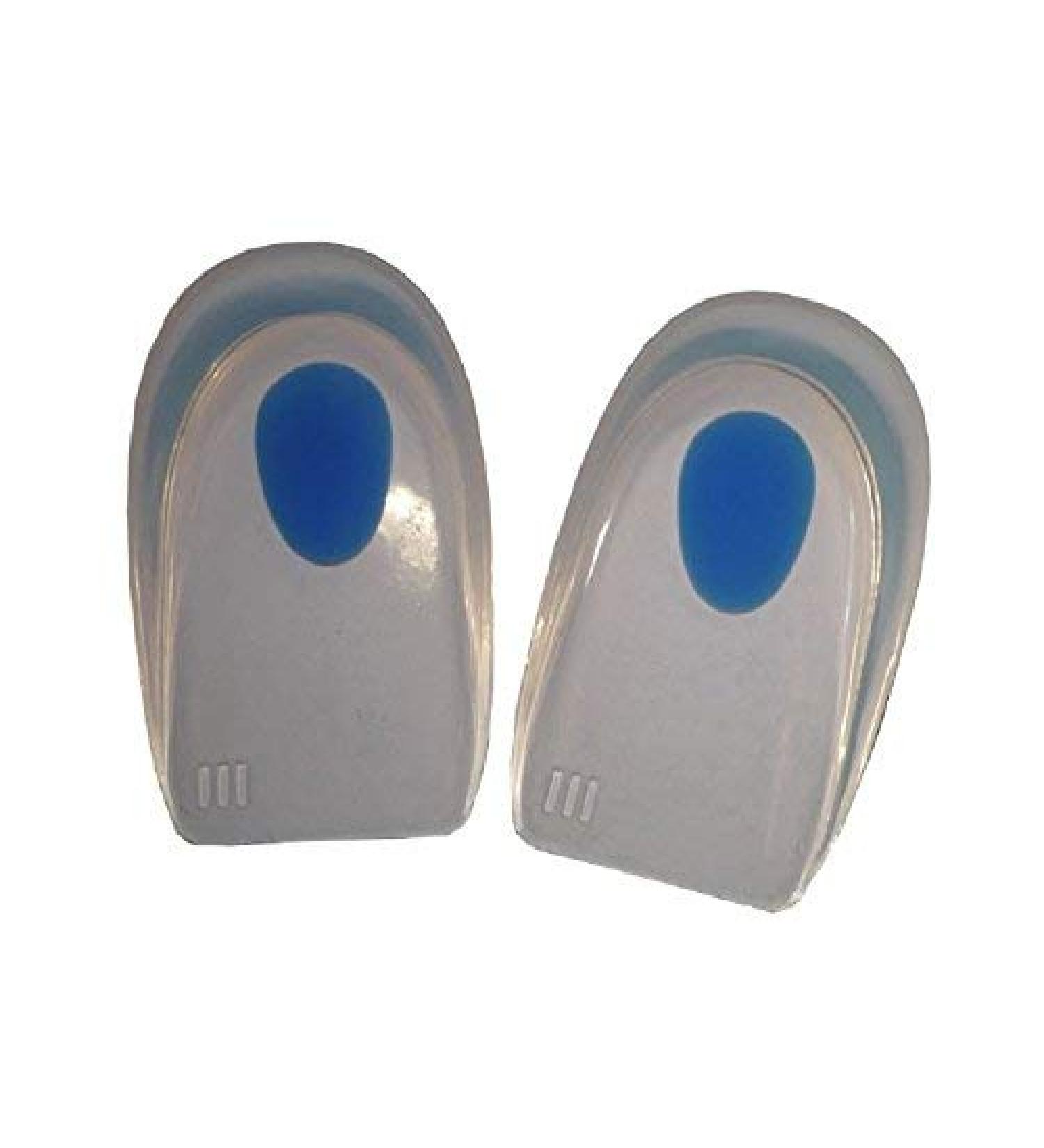 Buy 100% Medical Grade Silicone Gel Heel Cups - Large (UK 10-12) for Ultimate Comfort | International Shipping Available - Buy Online on GoSupps.com