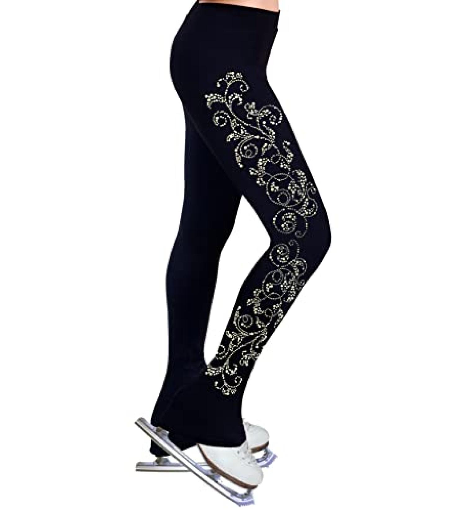 NY2 SPORTSWEAR Figure Skating Practice Pants with Rhinestones R52 - Child Size Medium - Buy Online on GoSupps.com