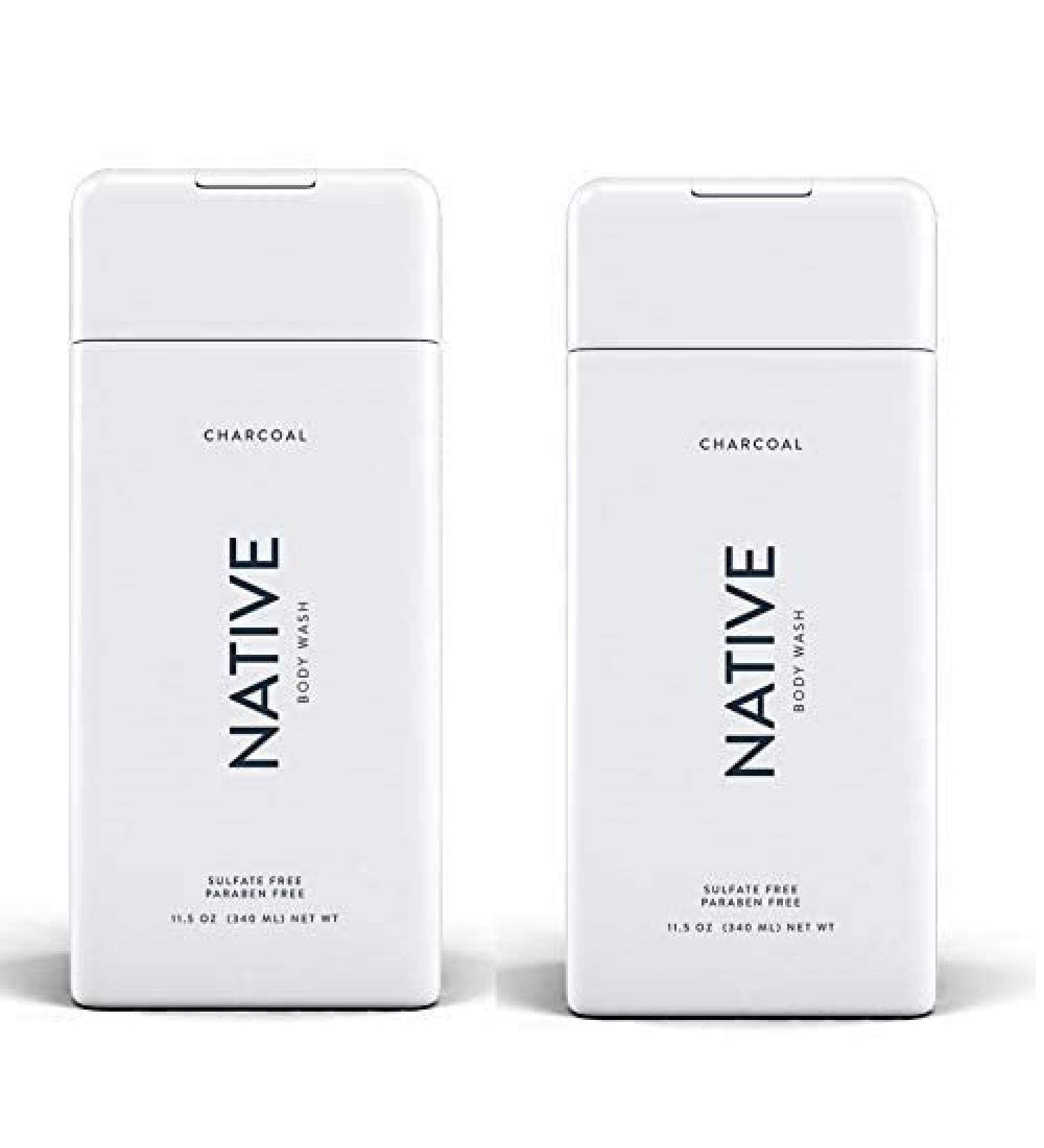 Native Body Wash - Charcoal 11.5 oz 2-Pack Citrus - 23 fl oz Total - Buy Online on GoSupps.com
