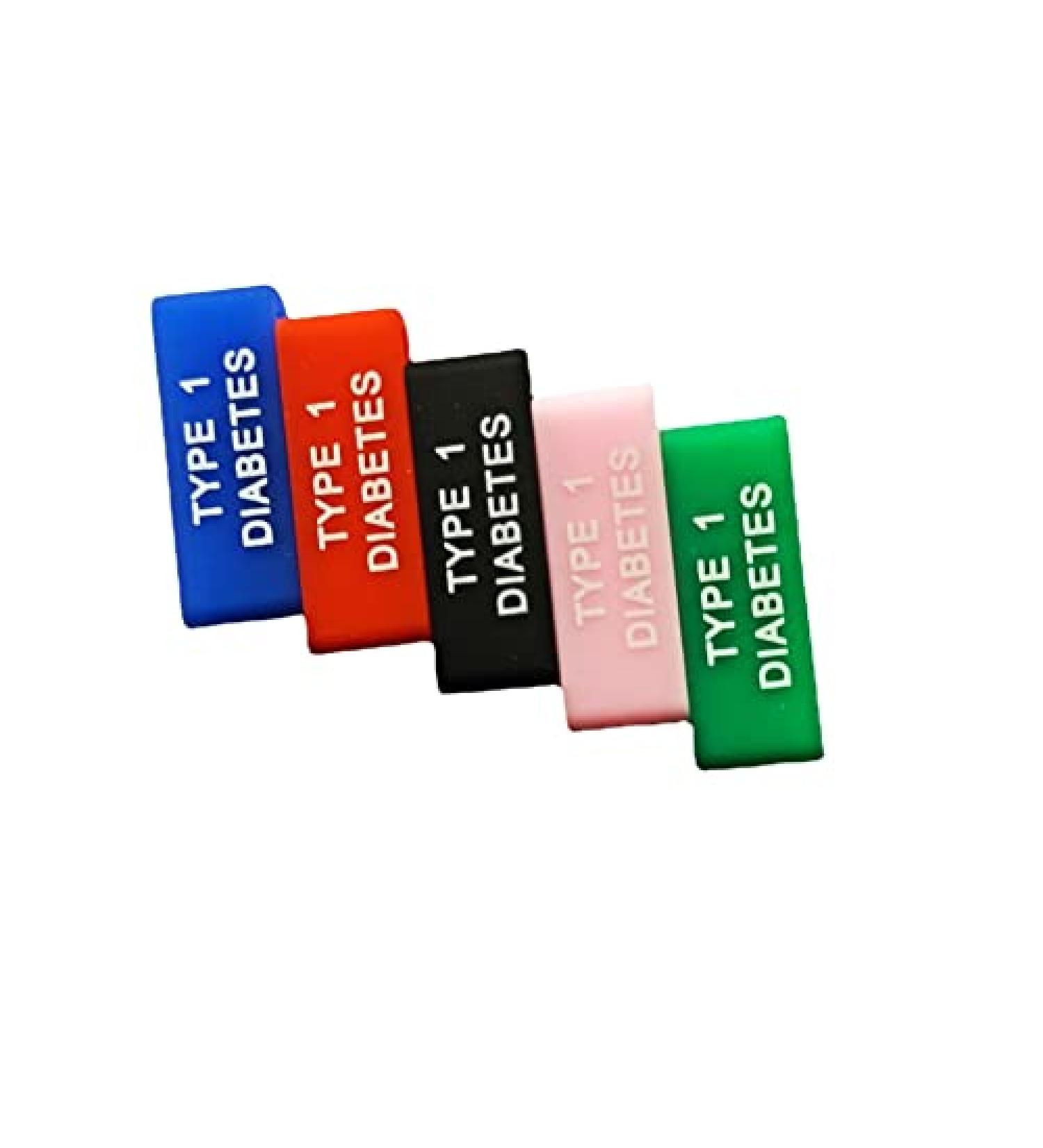 5pcs Silicone Type 1 Diabetic Medical Alert Watch Sleeves - Gel Diabetic Supplies - Buy Online on GoSupps.com