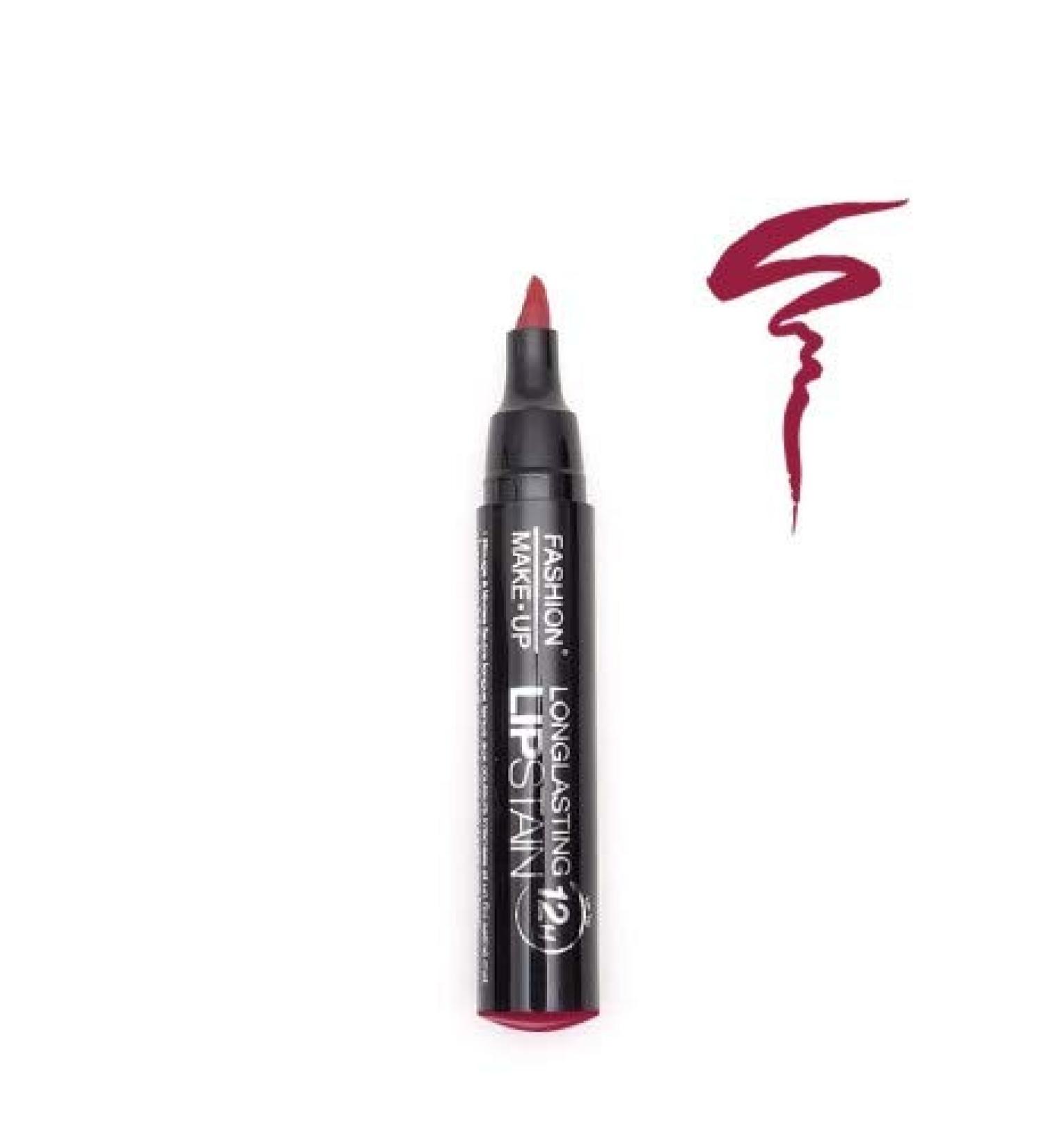 Fashion Make-Up FMU1200303 Semi-Permanent Felt-Tip Lipstick 12H No. 03 Paparazzi