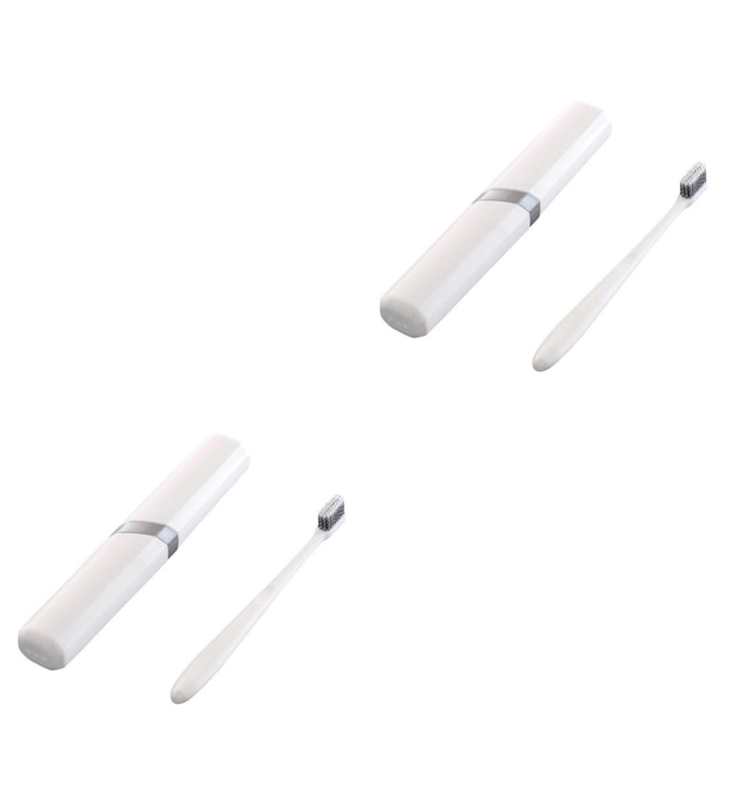 Buy Minkissy Travel Toothbrush Holder Set | Portable Toothbrush Etui & Storage Box - Perfect for International Shipping - Buy Online on GoSupps.com