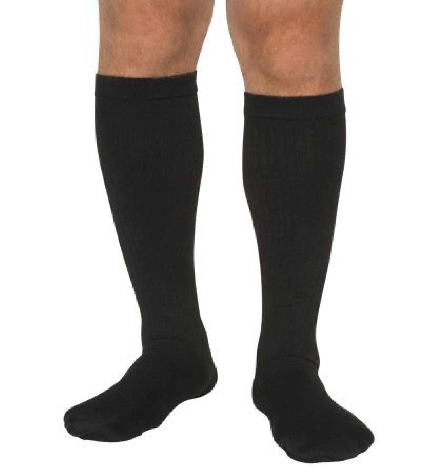 SCOTT Diabetic Compression Socks Calf Black Small (MCO1681 BLA SM Sold Per Pair)