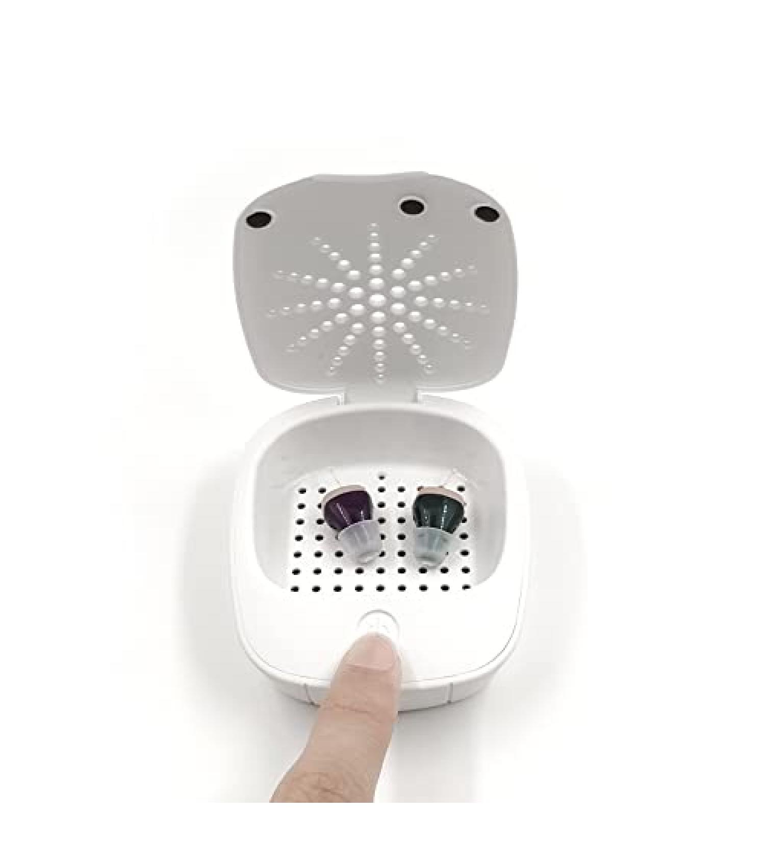 Electric Hearing Aid Dehumidifier Dryer with Lamp Electric Drying Case Electric Hearing Aid Dryer Light Fit All Hearing Aids of All Brand - Buy Online on GoSupps.com