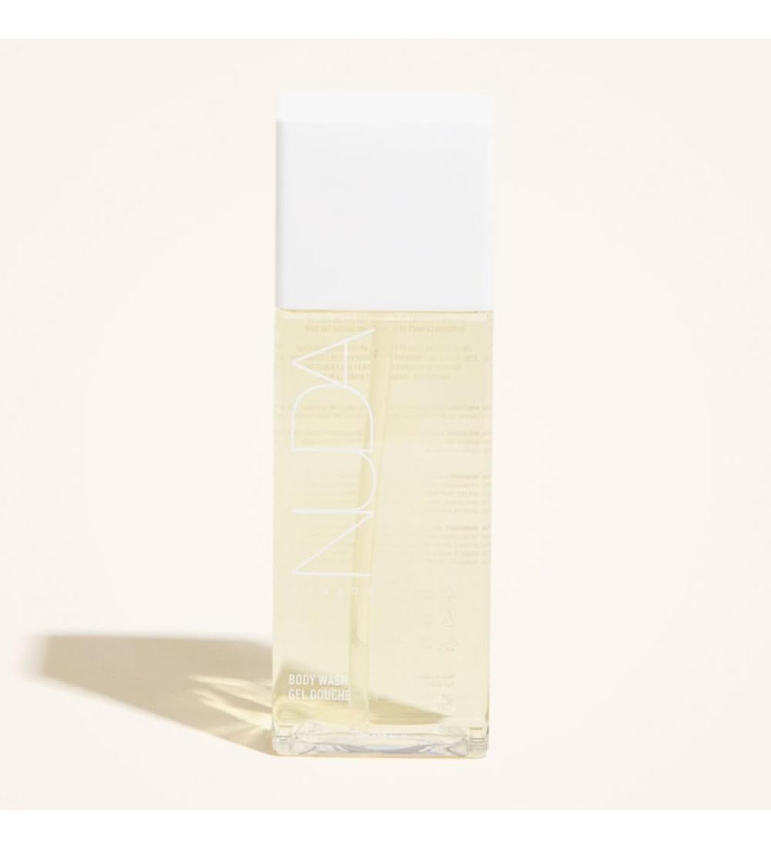 Nuda Body Wash | Sulfate & Paraben Free Self-Tan Aftercare Cleanser | Long-Lasting Streak-Free Tan | Antioxidants Vanilla & Lemon Extract | 250 mL with Pump - Buy Online on GoSupps.com