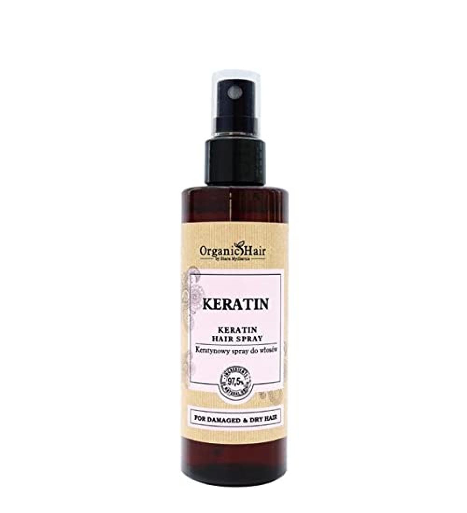 BODYMANIA Organic Keratin Hairspray 100mL 97.5% natural