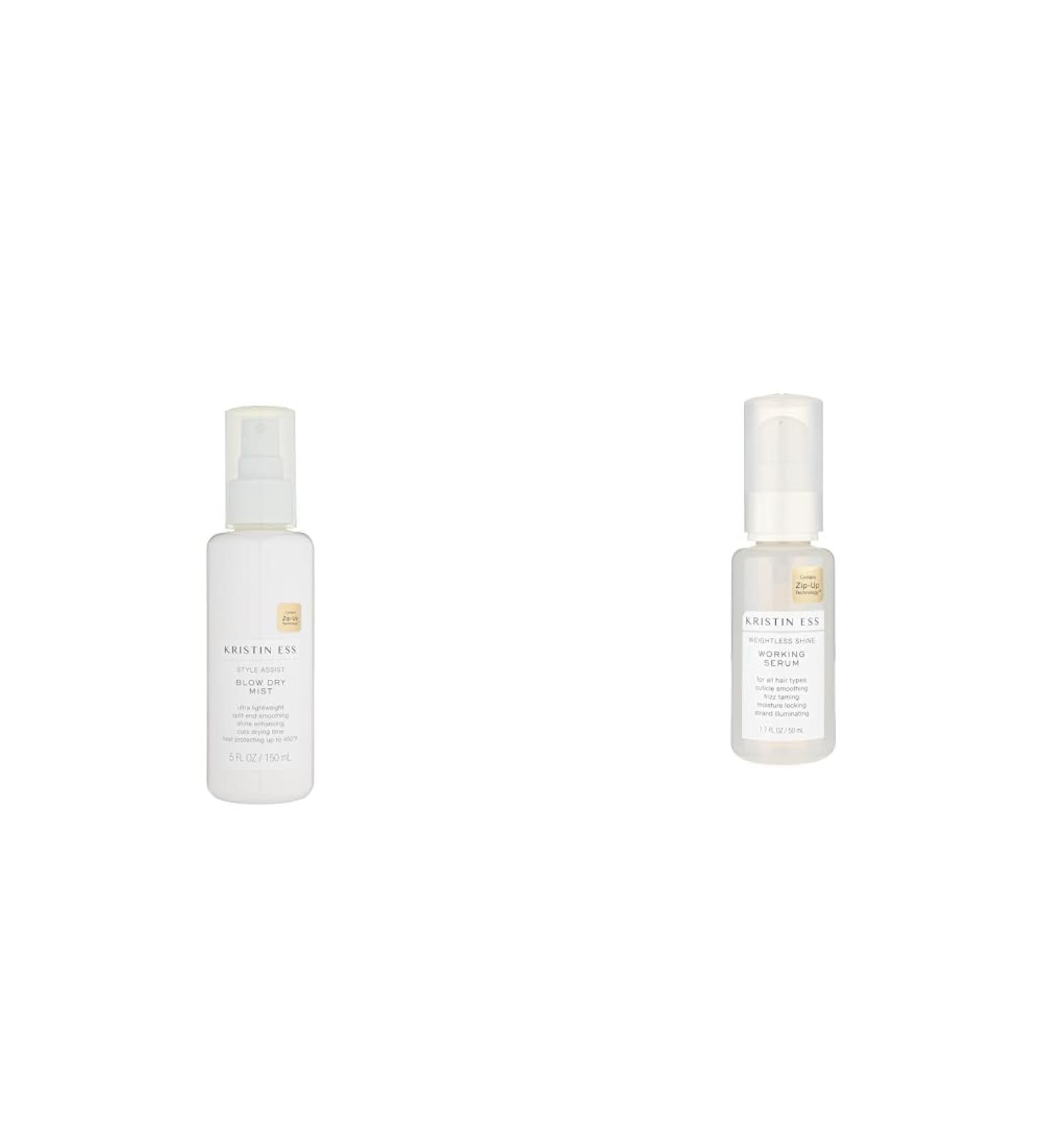 Kristin Ess Style Assist Blow Dry Mist Heat Protectant Spray for Hair - Anti Humidity & Breakage Control Frizz Taming Weightless Shine Working Serum for Damaged Hair - Buy Online on GoSupps.com