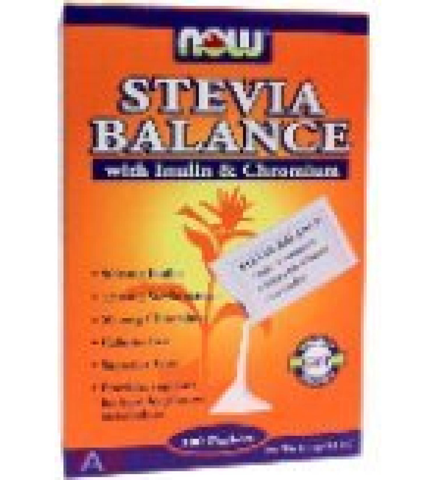 Stevia +Inulin Single Serve (100Packs) Brand: Now (Also Search By Category: Now)