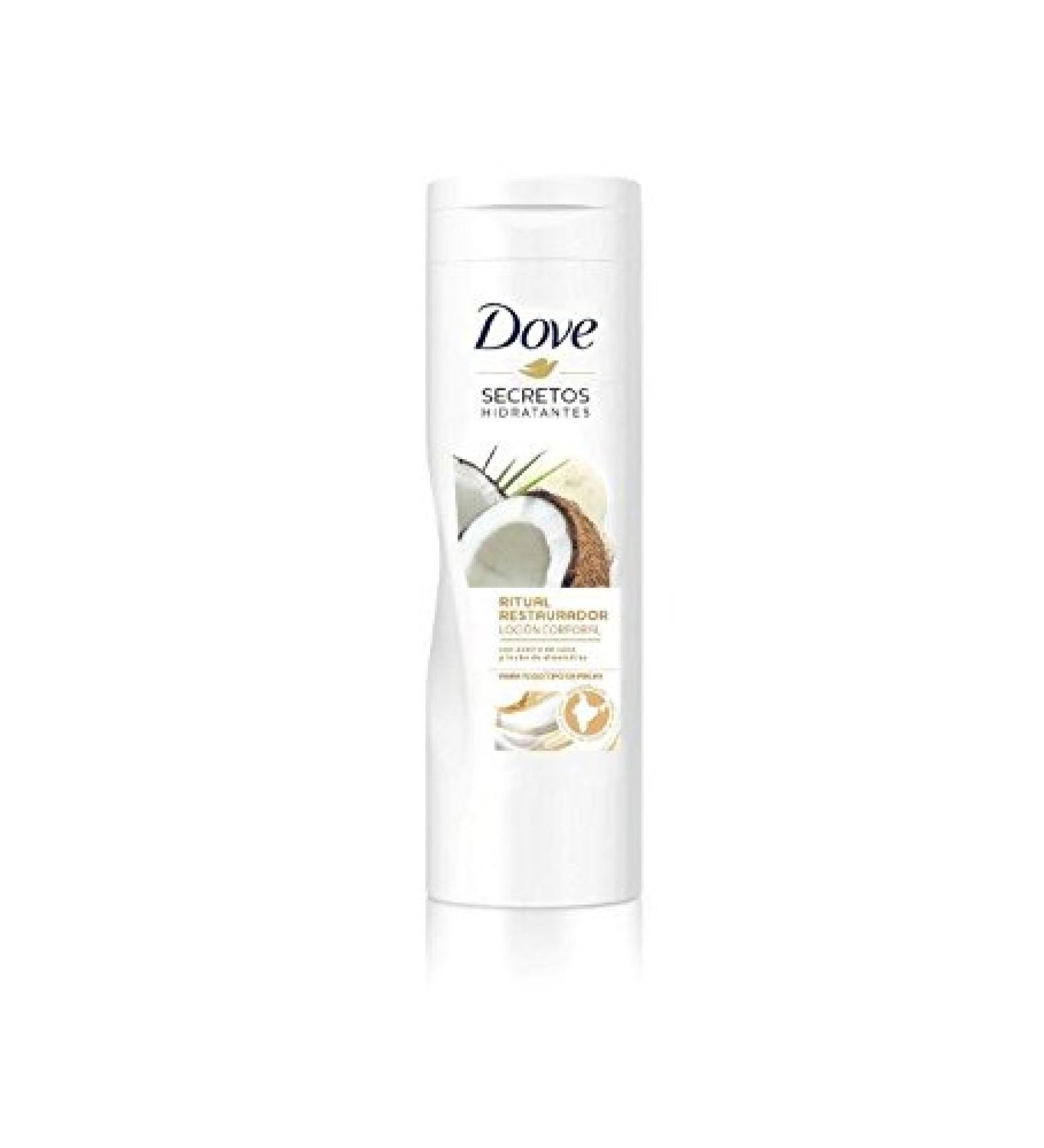 Dove Dove Coconut Oil and Almond Milk 400ml Lotion - Pack of 2