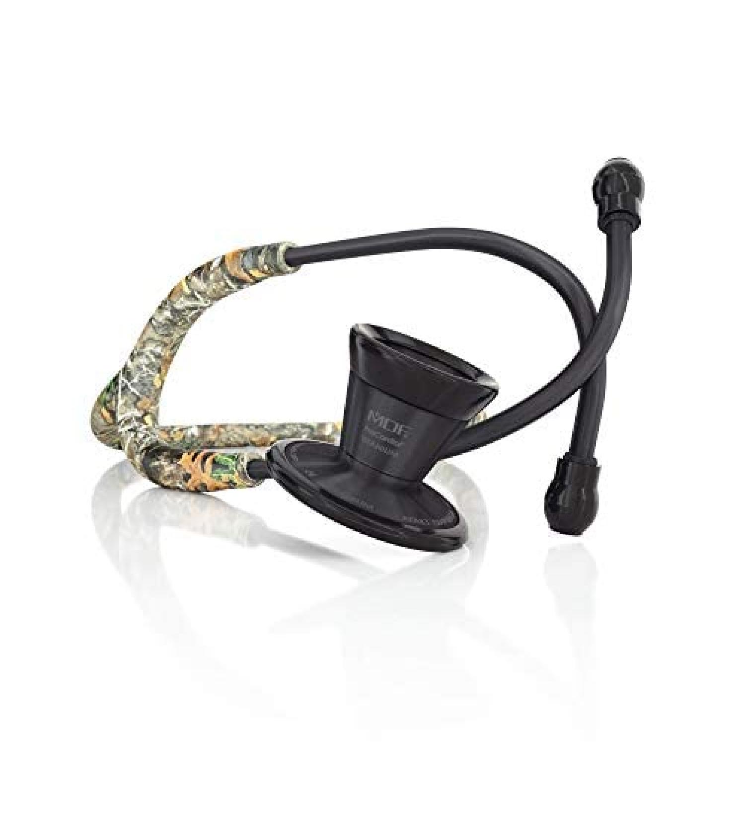 MDF Instruments Realtree Edge ProCardial Stethoscope - Lightweight Titanium Dual Head Adult Black Chestpiece - International Shipping Available - Buy Online on GoSupps.com