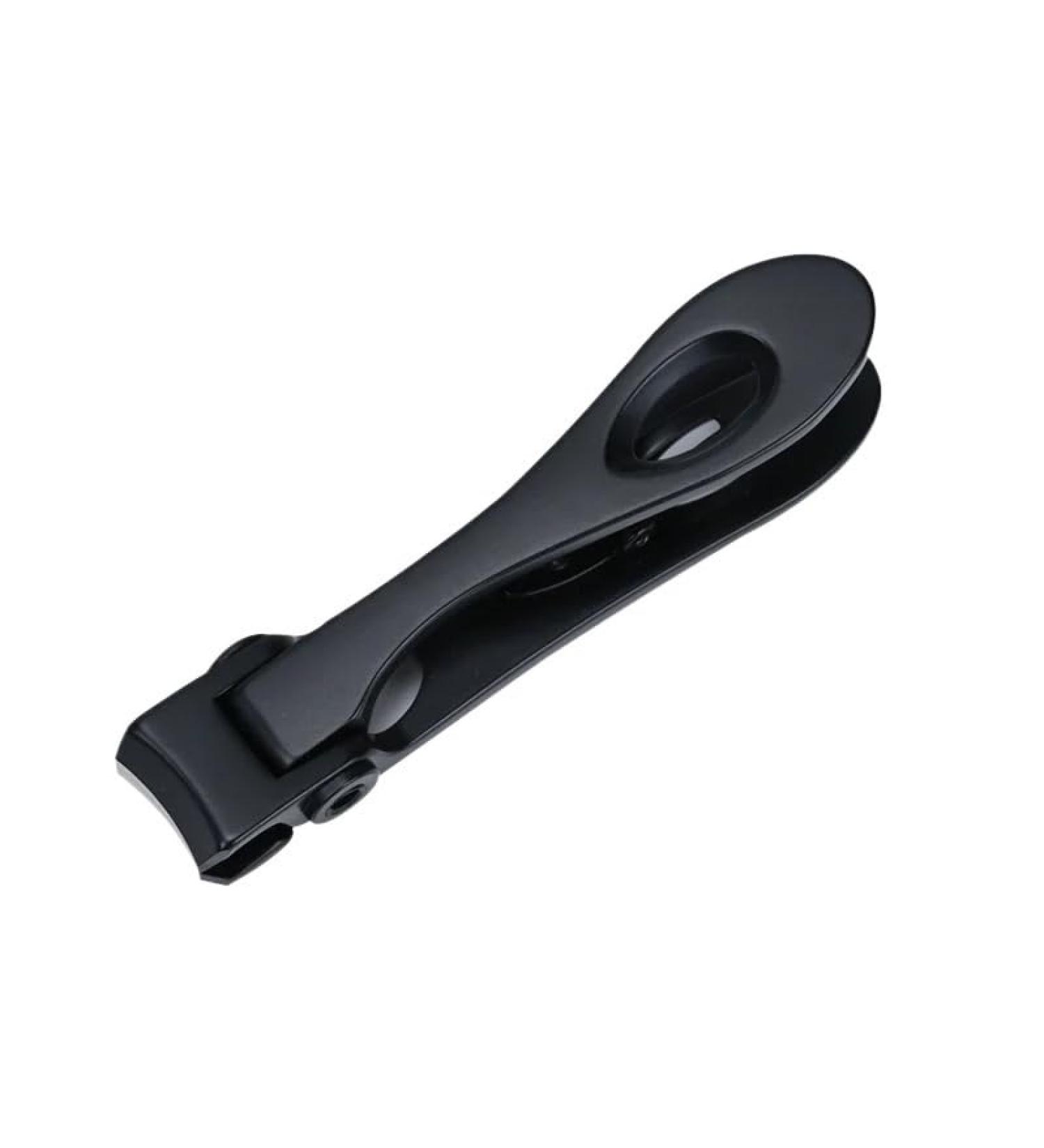 Nail Clippers Professional Nail Clippers Stainless Steel Nail Clippers Manicure Clippers Toenail Clippers (Color : Black-S)