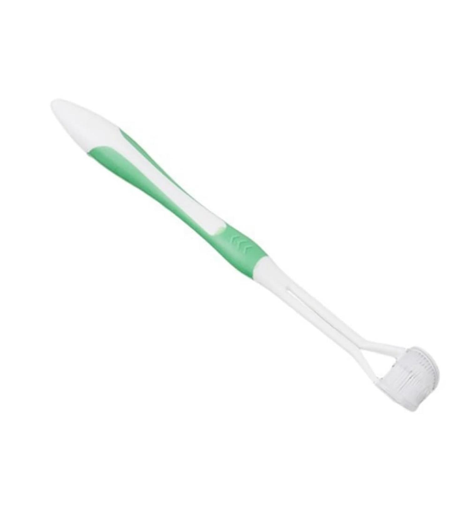 AD-BCRBgen Silicone Toothbrush - 3-Page Interchangeable Brush Head Tooth-Lighting for Adults - Green | Complete Tooth Cleaning Solution - Buy Online on GoSupps.com