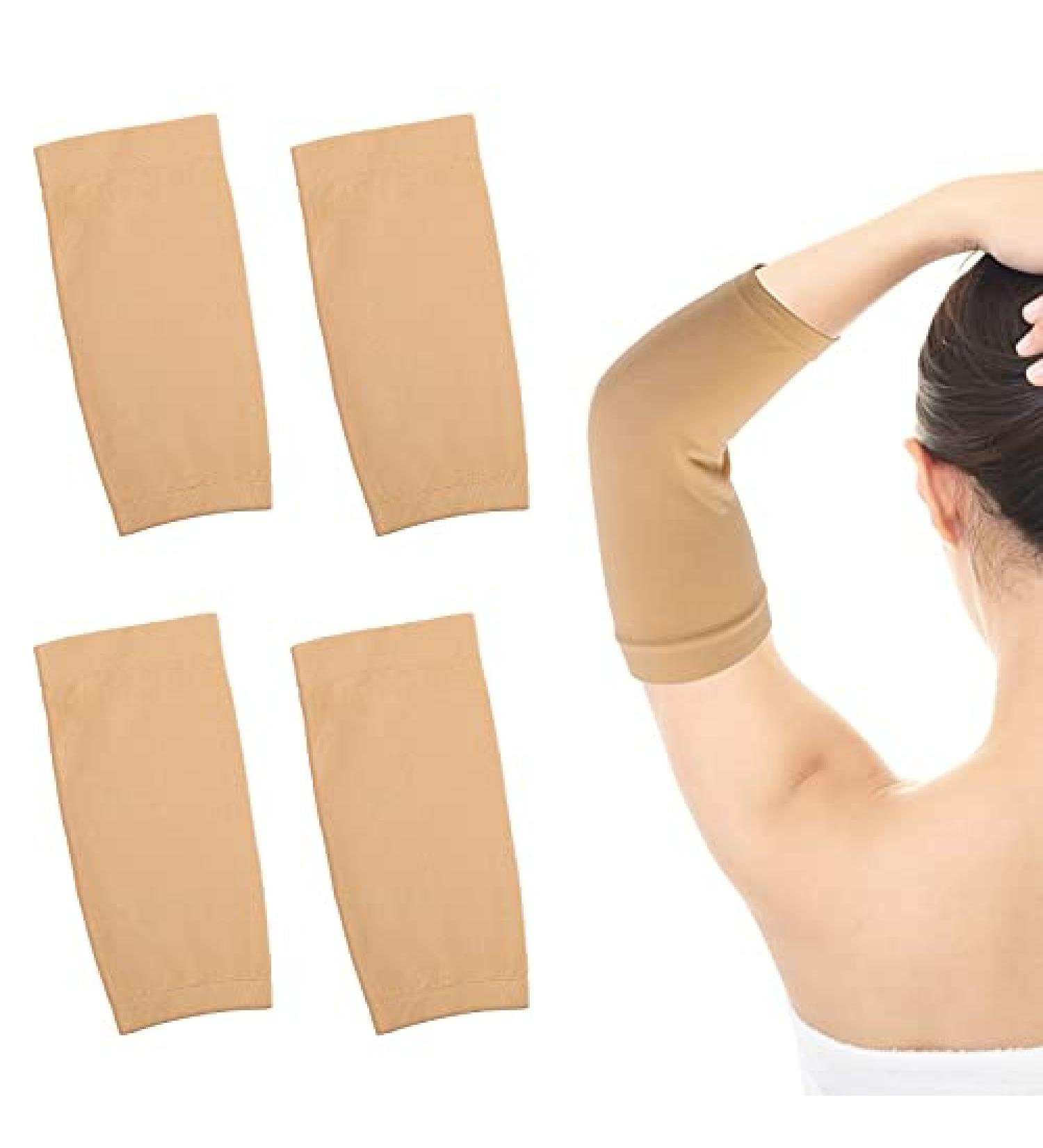 Mozeat Tattoo Sleeve Cover Up - 2 Pairs Forearm Tattoo Sleeves for Women and Men, Nude Color, 7.9 X 3.9 Inch - Buy Online on GoSupps.com