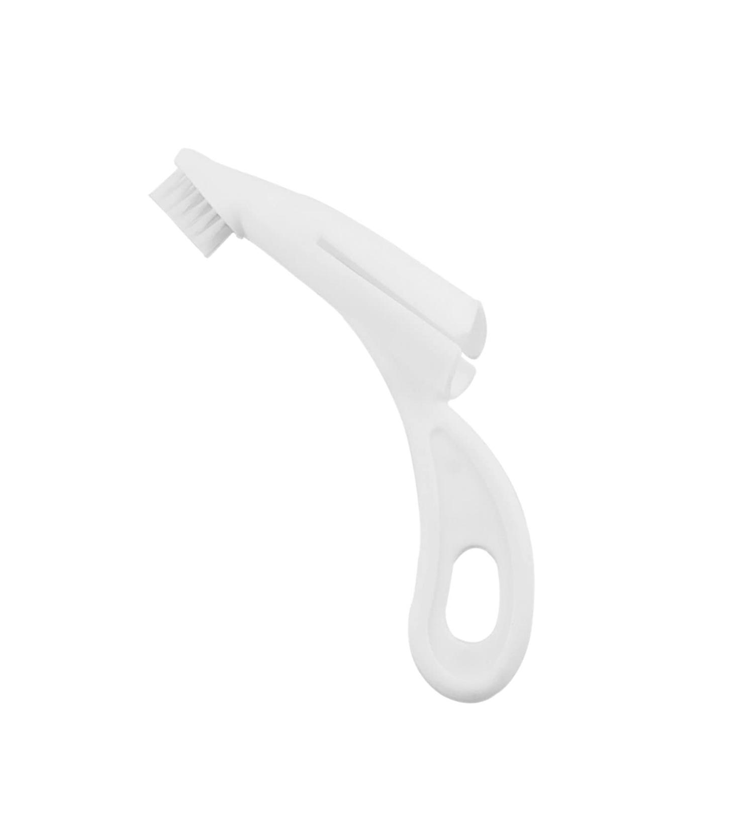 Soft Bristle Dog Finger Brush Dental Oral Care Kit for Pet Teeth and Gums Cleaning Suitable for Dogs and Cats (White) - Buy Online on GoSupps.com