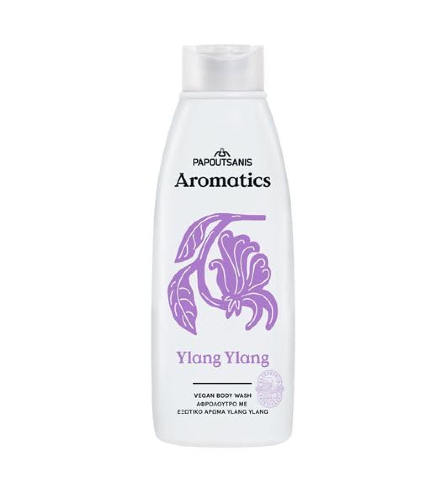 Papoutsanis Aromatics Ylang Ylang Vegan Body Wash