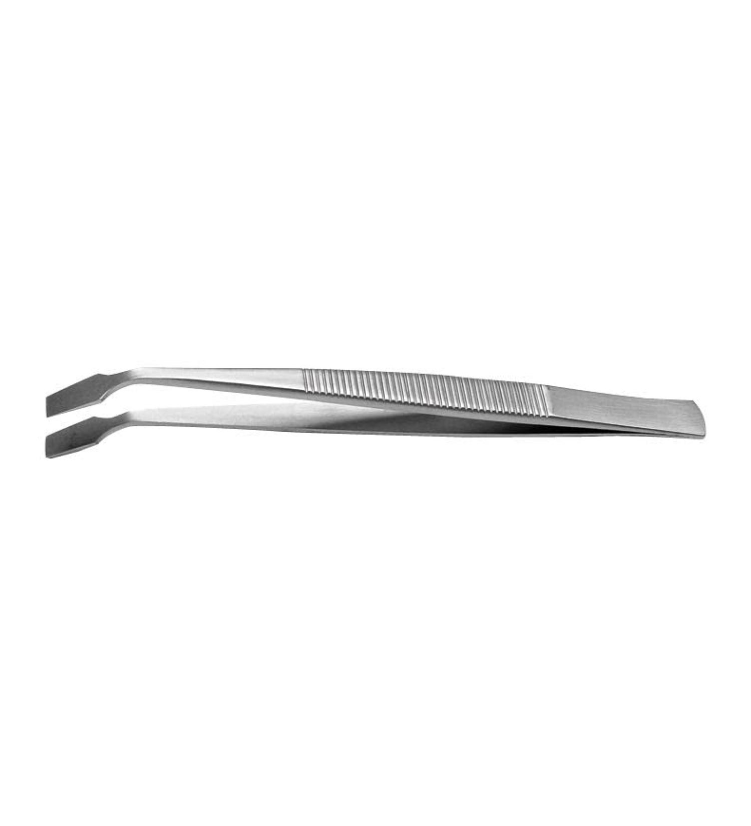 Tweezers curved/flat 105 mm tweezers and replacement tips 1 piece | 128.SA