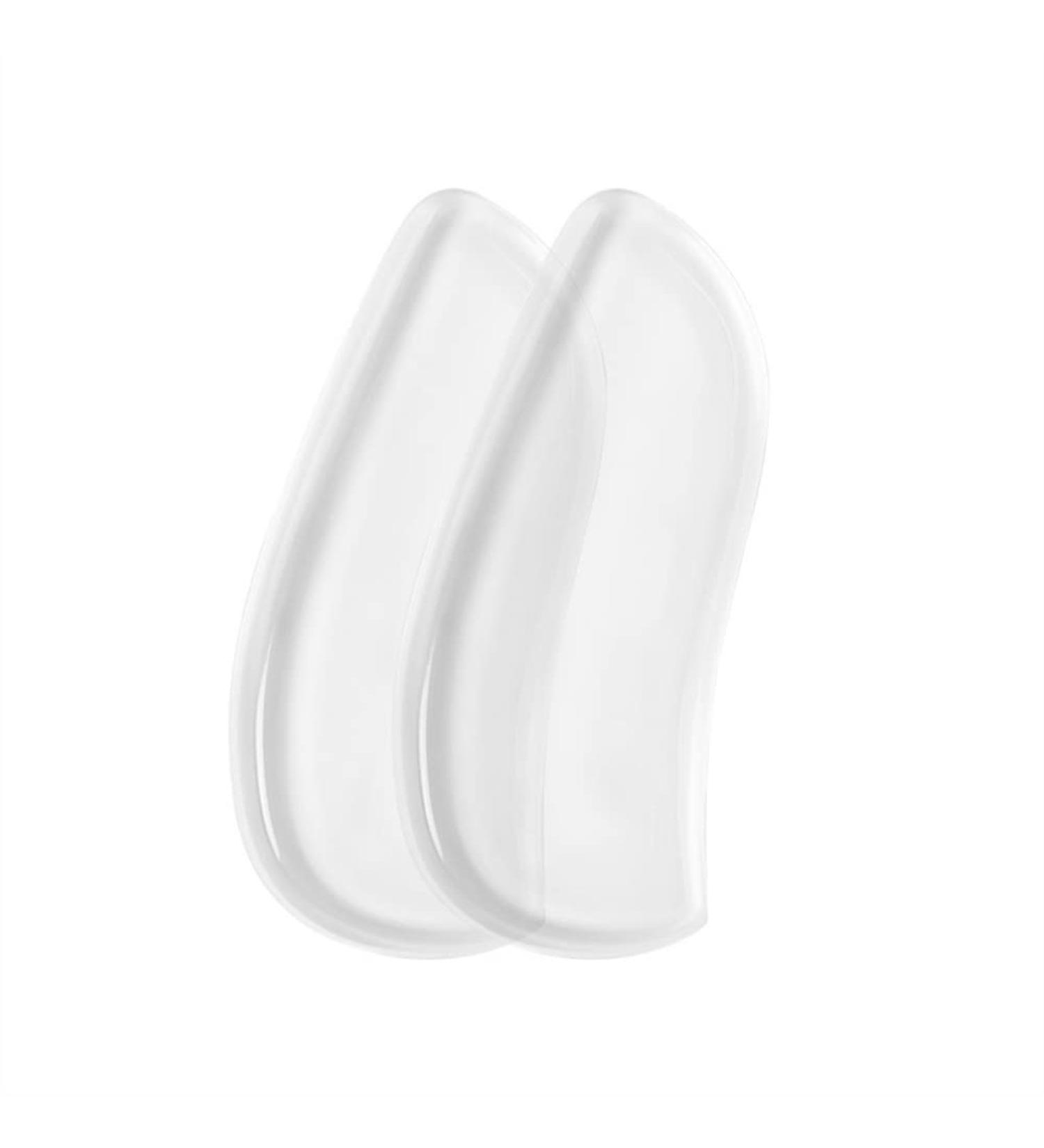 Premium Heel Liner GEL Insoles for Women - Extra Soft Shock Absorption for Plantar Fasciitis Relief - Transparent - International Shipping Available - Buy Online on GoSupps.com