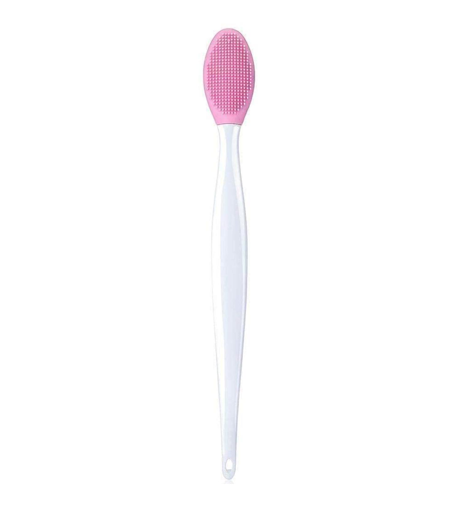 Silicone Nose Brush Exfoliating Blackhead Cleansing Tool - Double-Sided Soft Exfoliator for Face, Lips, and Hands - Buy Online on GoSupps.com