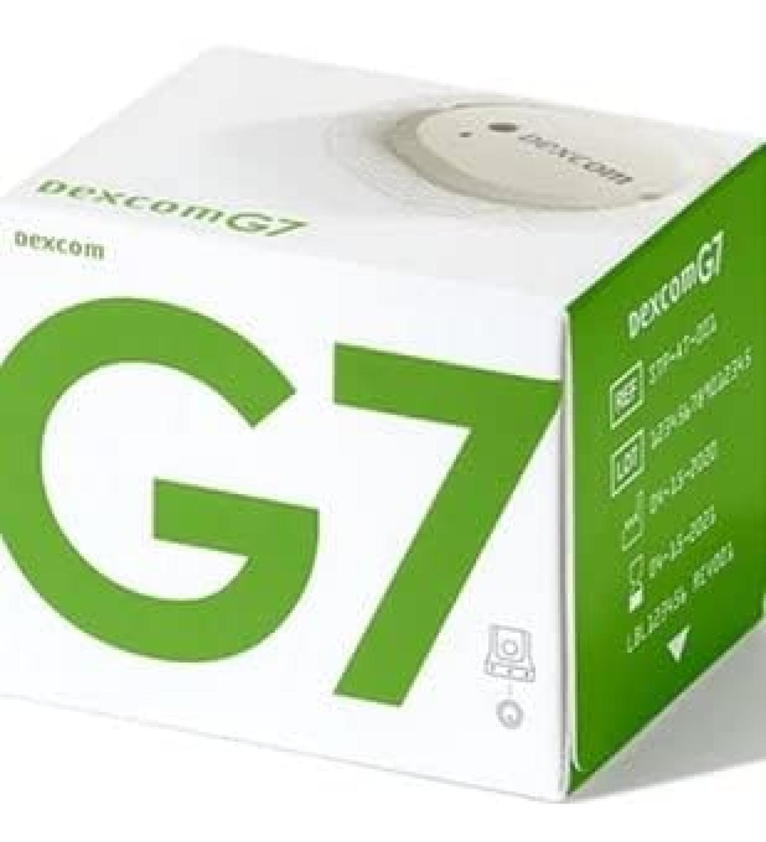 Dexcom G7 Sensor 3 pieces blood sugar diabetes G 7 applicator + Becopa voucher 3 pieces