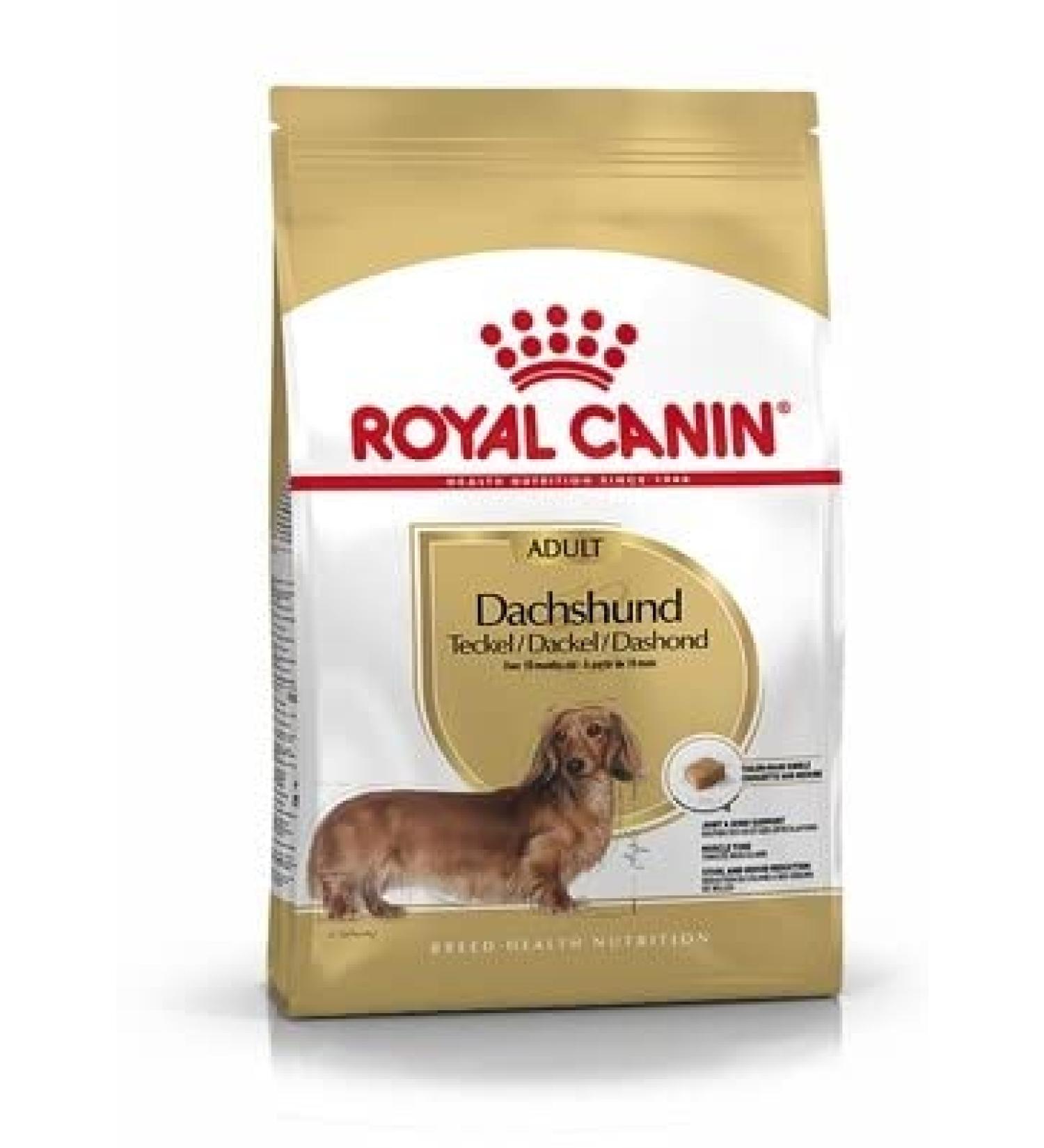 Royal Canin Dachshund Adult Breed Dry Dog Food 7.5kg - Buy Online on GoSupps.com