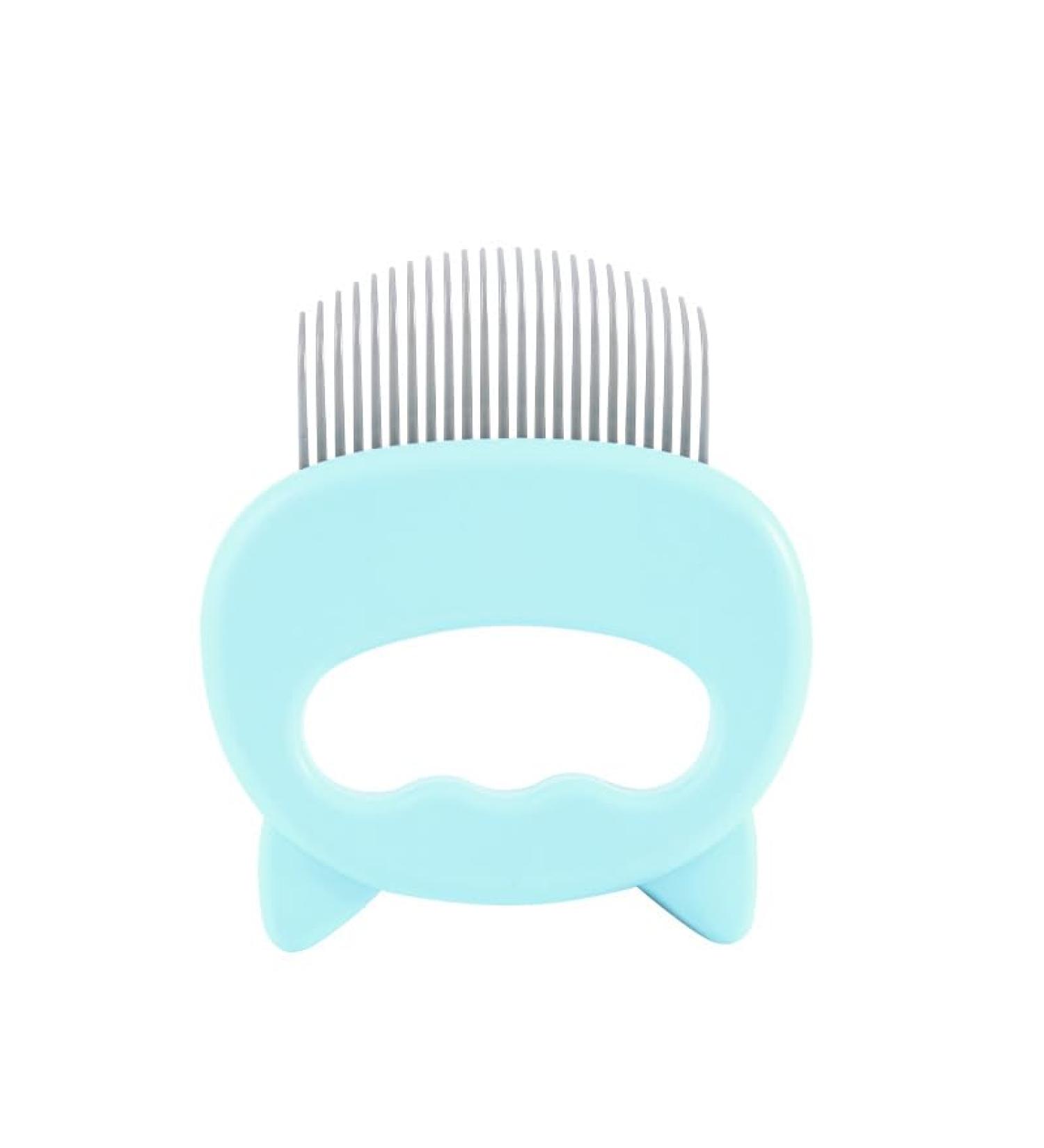 True Cat Love - Turquoise Massage & Grooming Comb for Cats | Premium Pet Care Tool - Buy Online on GoSupps.com