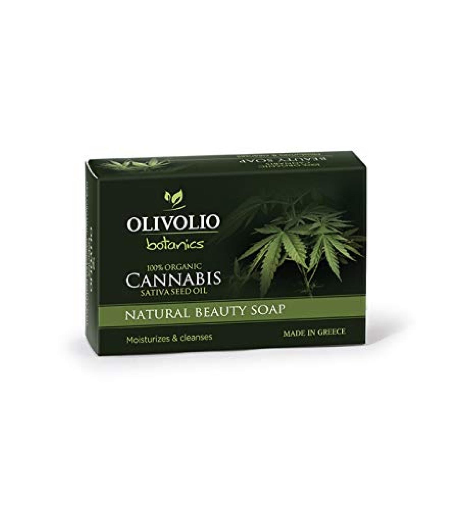 Olivolio botanics 100% Organic Cannabis Oil Hand Soap Free Mineral Oil & Parabens - 100g