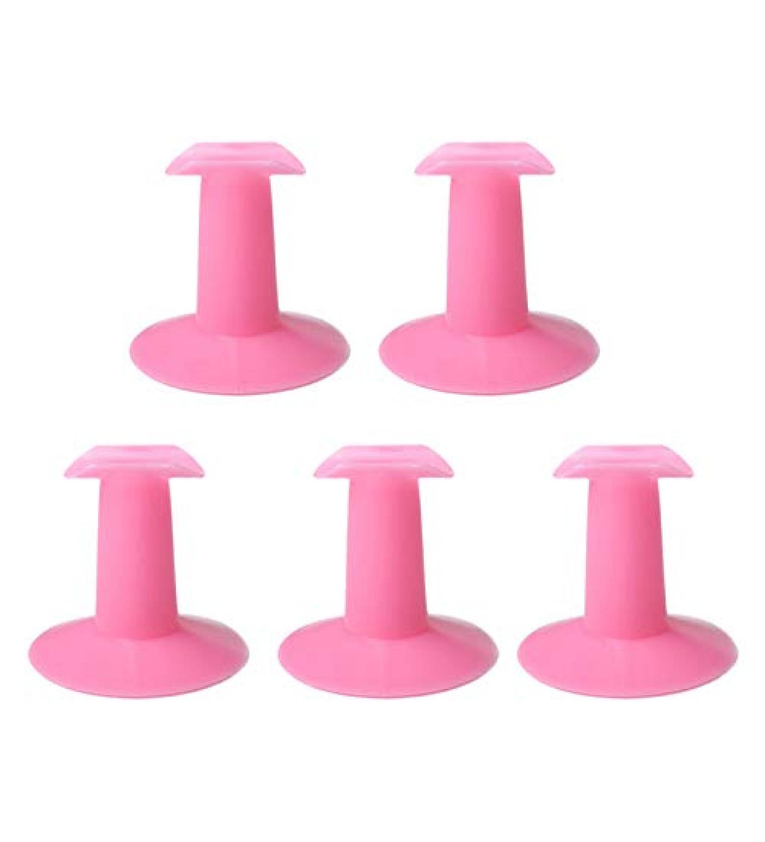 Jalzdieod Fixed Nail Art Finger Stand Support Rest Holder Manicure Painting Drawing Tool Pink - Buy Online on GoSupps.com