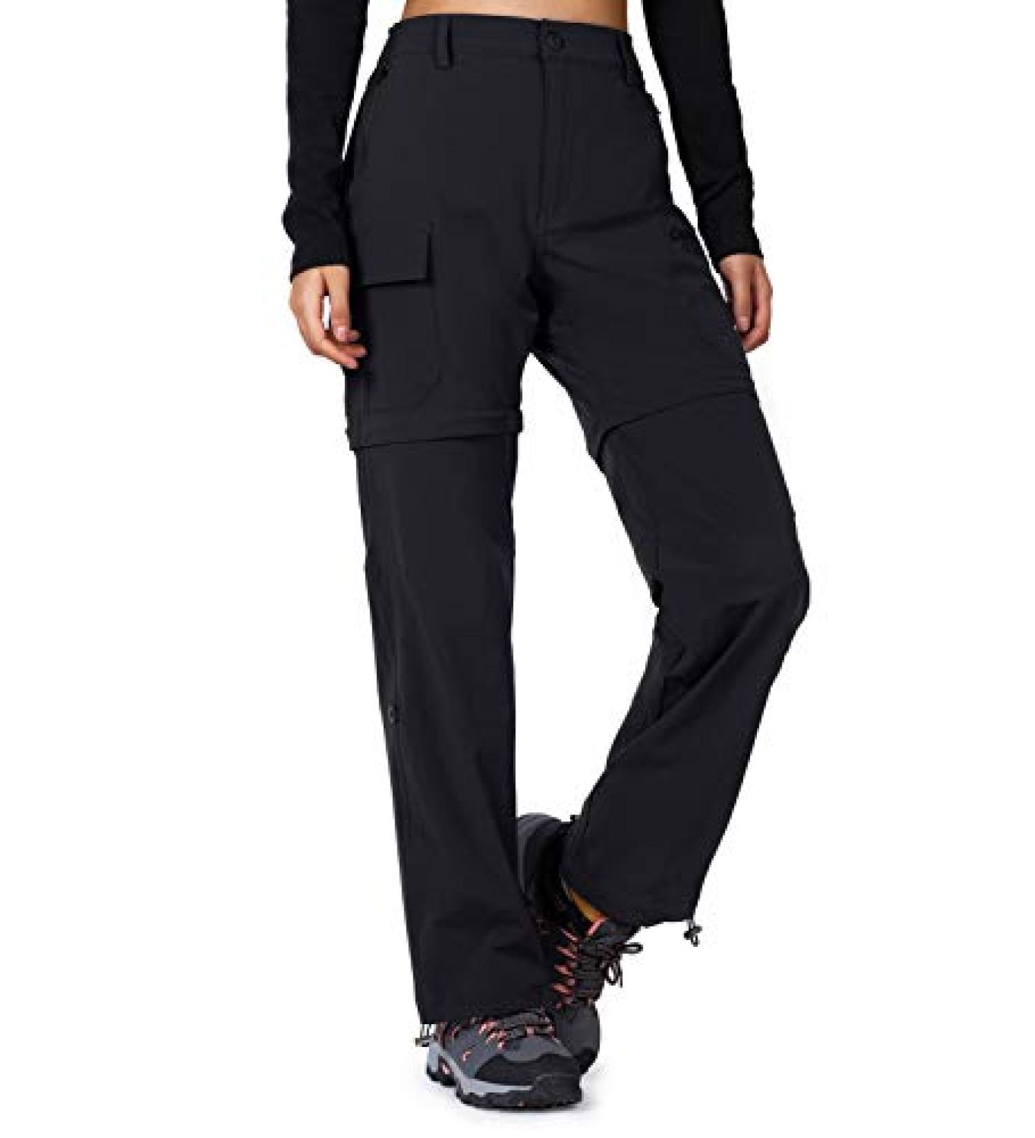 Cycorld Women's Convertible Quick-Dry Hiking Pants - Black Large - Buy Online on GoSupps.com