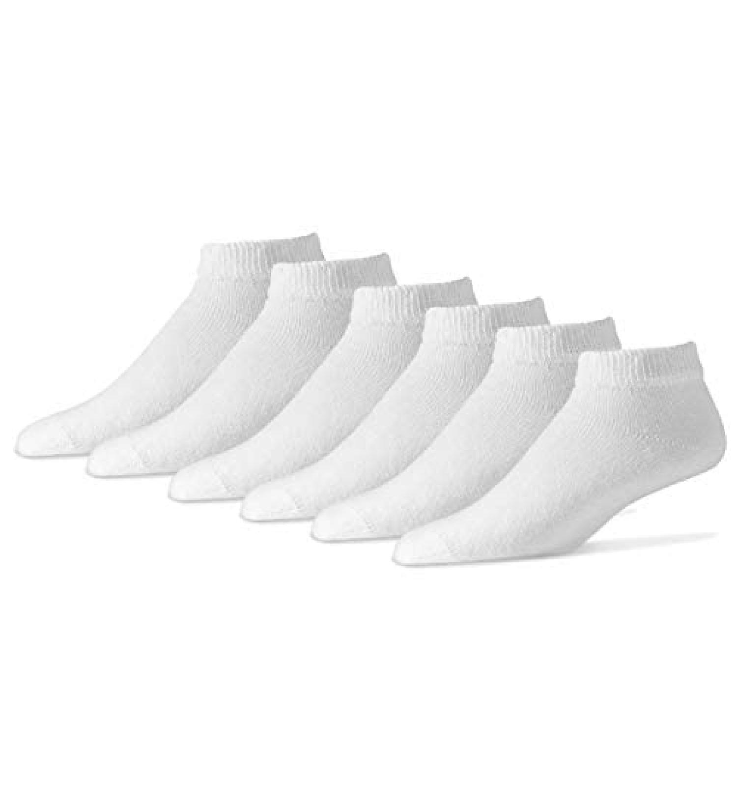 Physicians' Choice Unisex Diabetic Low Cut Socks 10-13 White - Buy Online on GoSupps.com