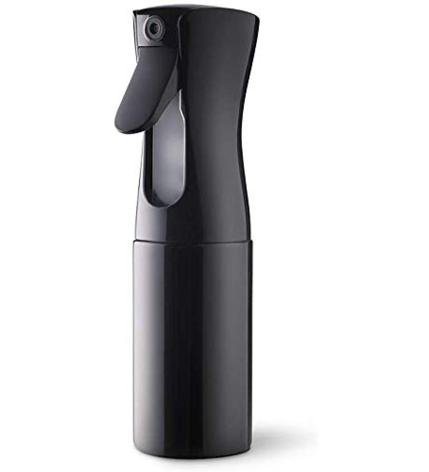 ExpanHose Hair Spray Bottle Continuous Water Mister Spray Bottle Empty Aerosol Fine Mist Curly Hair Spray Bottle for Taming Hair in Morning Hairstyling Plants Pets Cleaning-5.4oz/160ml (Black) - Buy Online on GoSupps.com