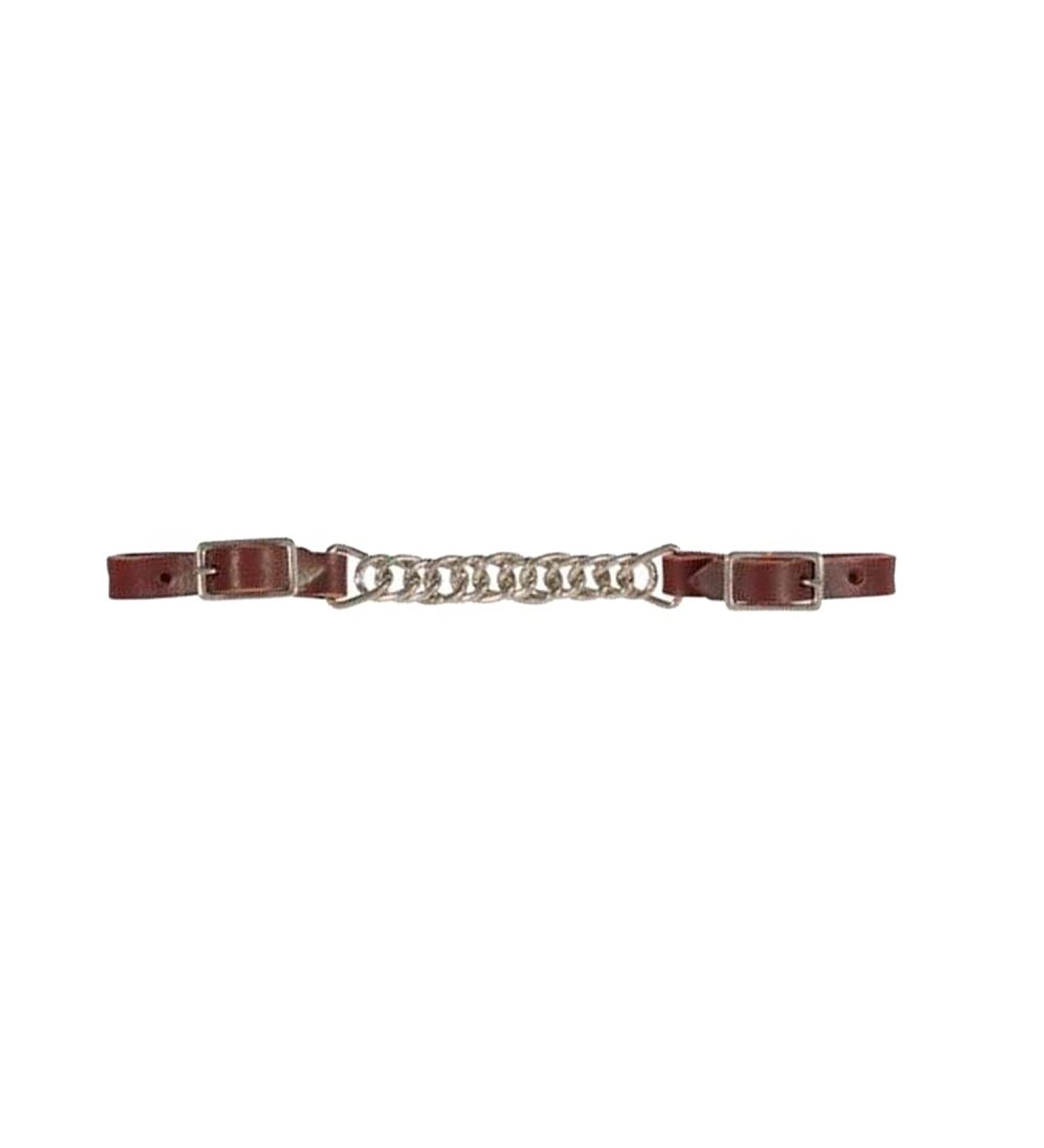 Circle Y Flat Chain Curb Strap Heavy Oil 3.5" - Buy Online on GoSupps.com