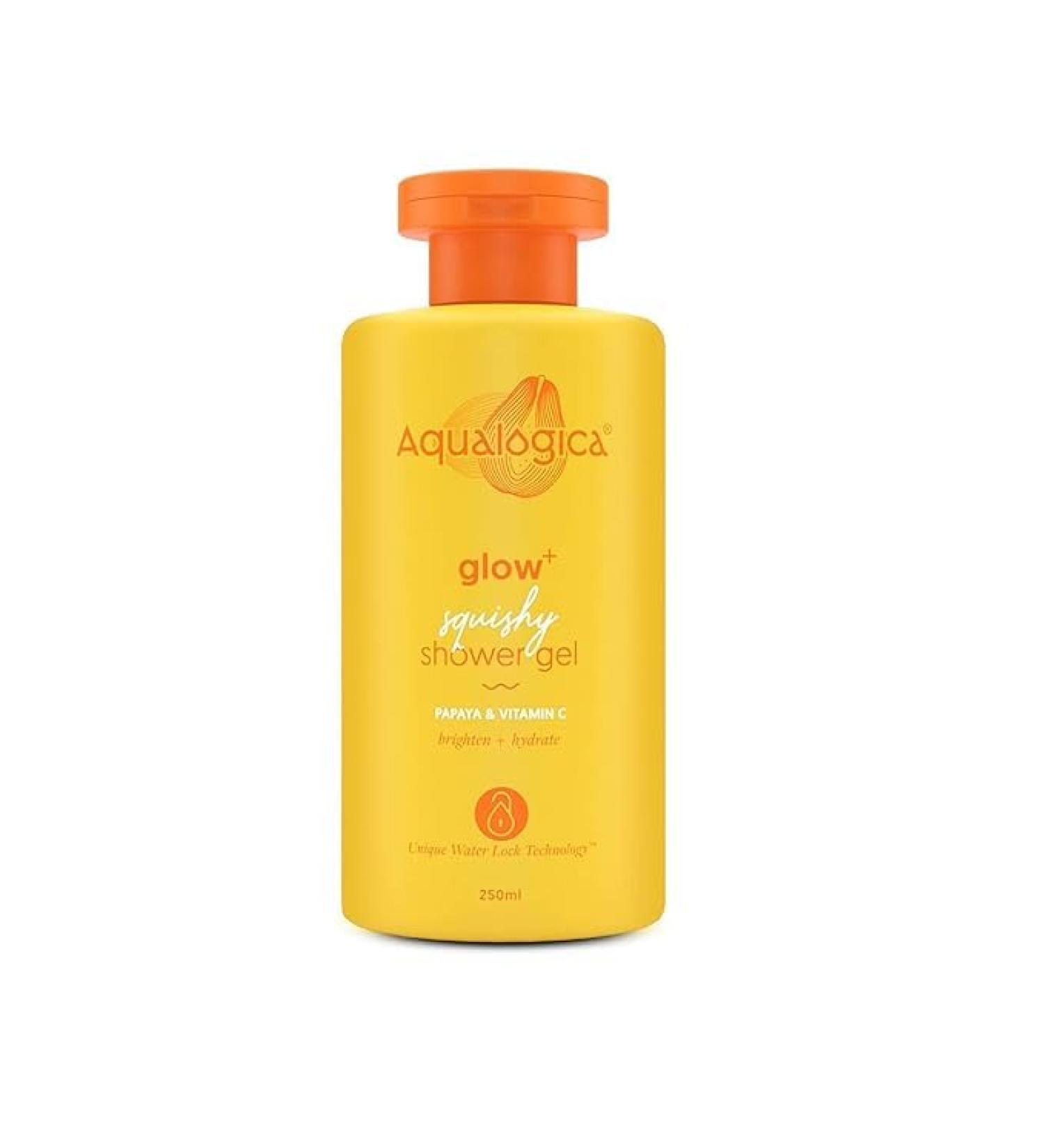 Squishy Body Wash Gel with Papaya & Vitamin C - Hydrating Shower Gel for Men & Women - 250ml - Buy Online on GoSupps.com