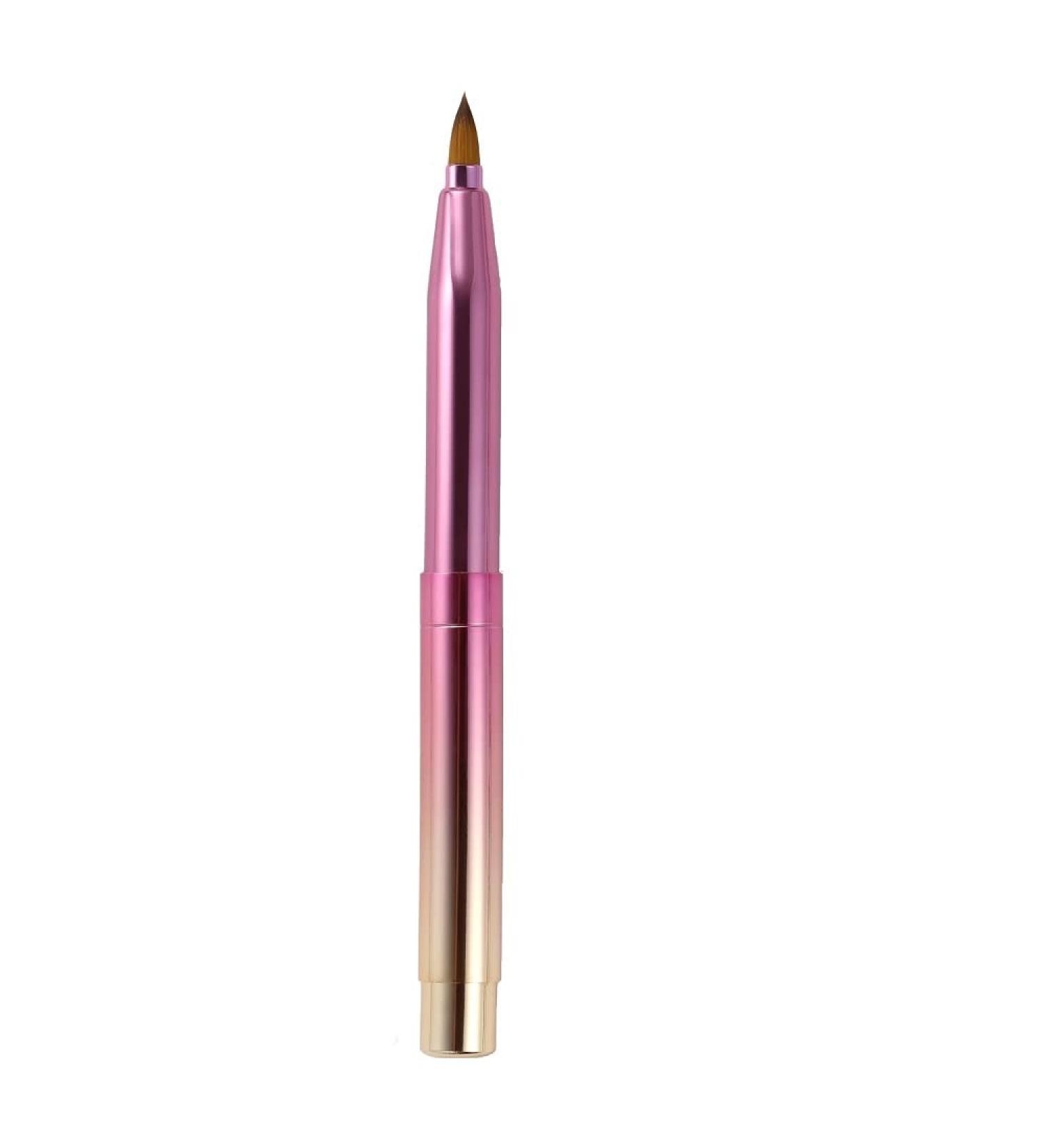 Exquisite Professional Lip Brush Applicators-Retractable Lipstick Brushes- Lipstick Gloss Makeup Brush Tool For Women and Girls (Two-Head-Gradient) - Buy Online on GoSupps.com