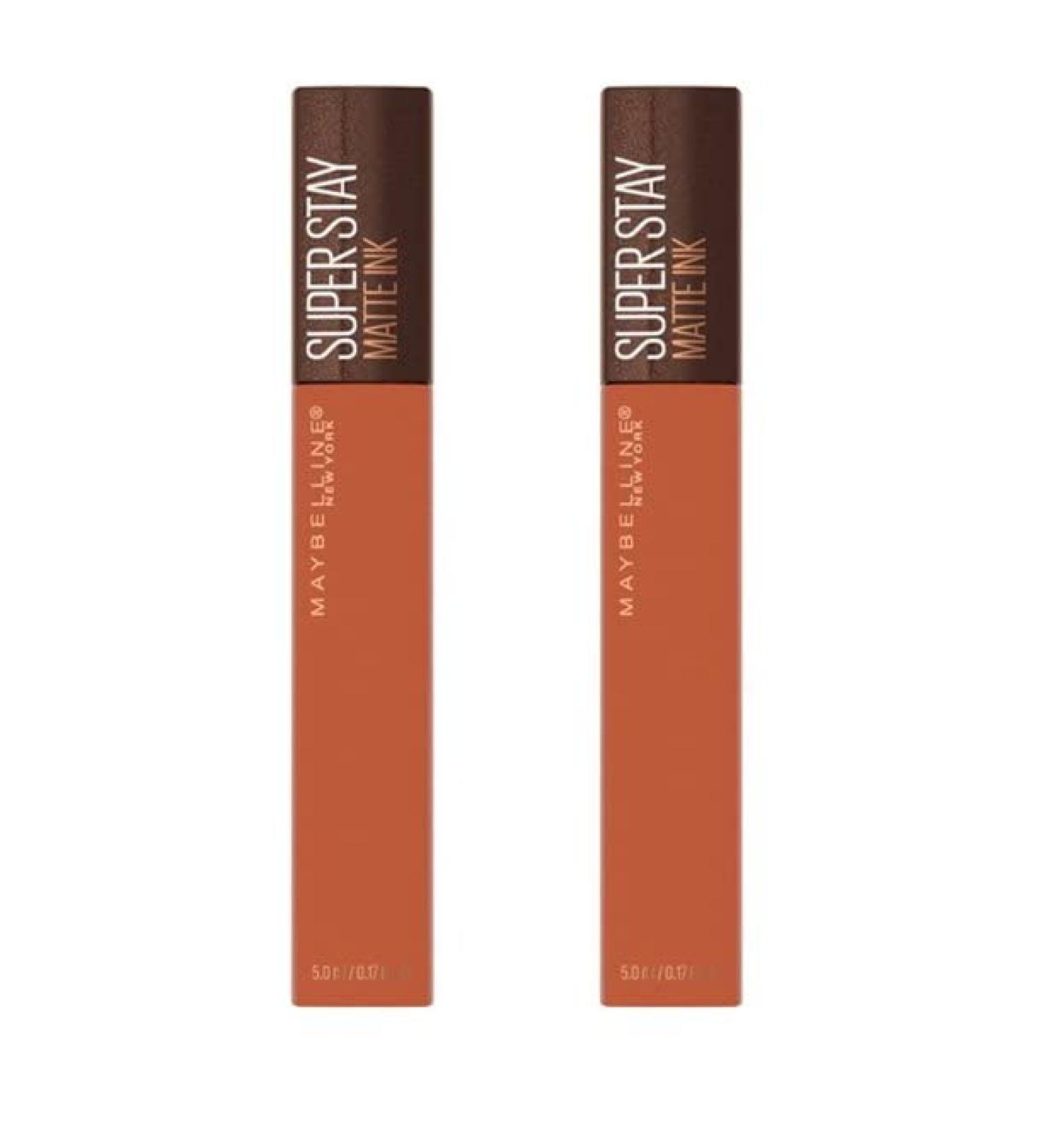 Maybelline SuperStay Matte Ink Liquid Lipstick Caramel Collector #265 - Pack of 2 (0.17 Fl Oz) - Buy Online on GoSupps.com