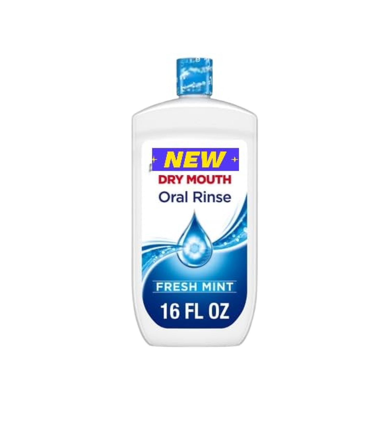 Biiotene Moisturizing Oral's Rinse Mouthwash for Dry Mouth Relief Alcohol-Free Gentle Formula with Fresh Mint Flavor Sugar-Free 16 oz - Buy Online on GoSupps.com